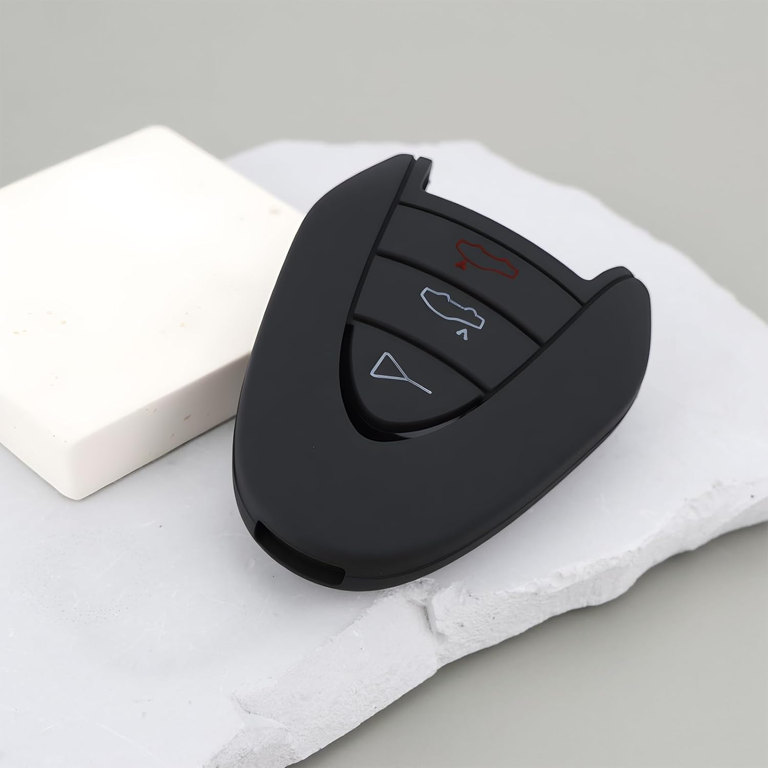 SING F LTD 2Pcs Car Key Silicone Case Compatible with Porsche 911 997 987 Boxster Cayman image number 6