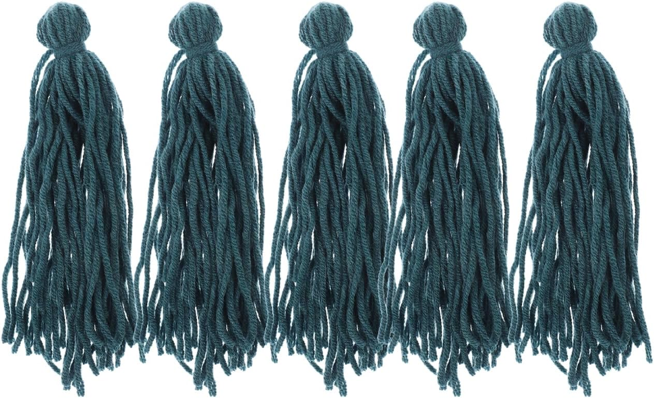 INOOMP Fish Spawning Mop for Aquarium Breeding Floating and Sinking Angelfish Egg Laying Mop with Natural Substrate for Fish and Shrimp 5 Pieces 5.12X1.57X1.18In image number 5