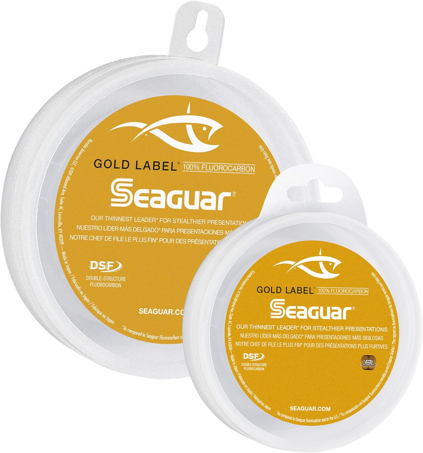Seaguar Gold Label Fluorocarbon Fishing Line, Thin and Strong Fishing Leader, Double Structure for Strength and Softness, Low Memory for Easy Cinching Knots image number 3