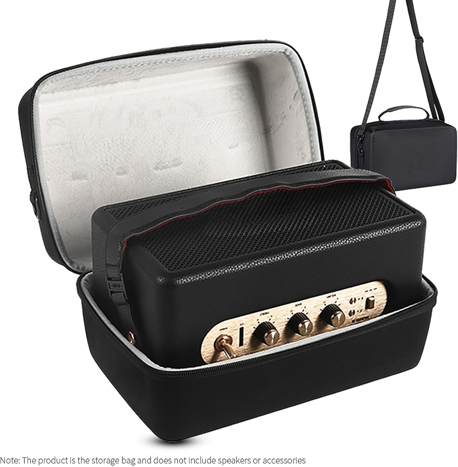 Predolo Speaker Protective Case EVA Audio Storage Box for Camping Walking Home image number 2