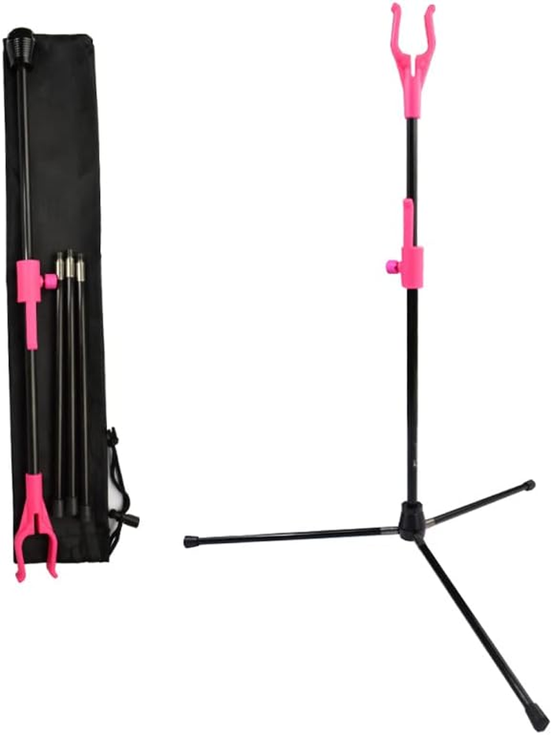 YLS Archery Bow Stand Recurve Bow Compound Bow Stand Rack Holder Legs 18.9" Height - Dark Blue image number 7