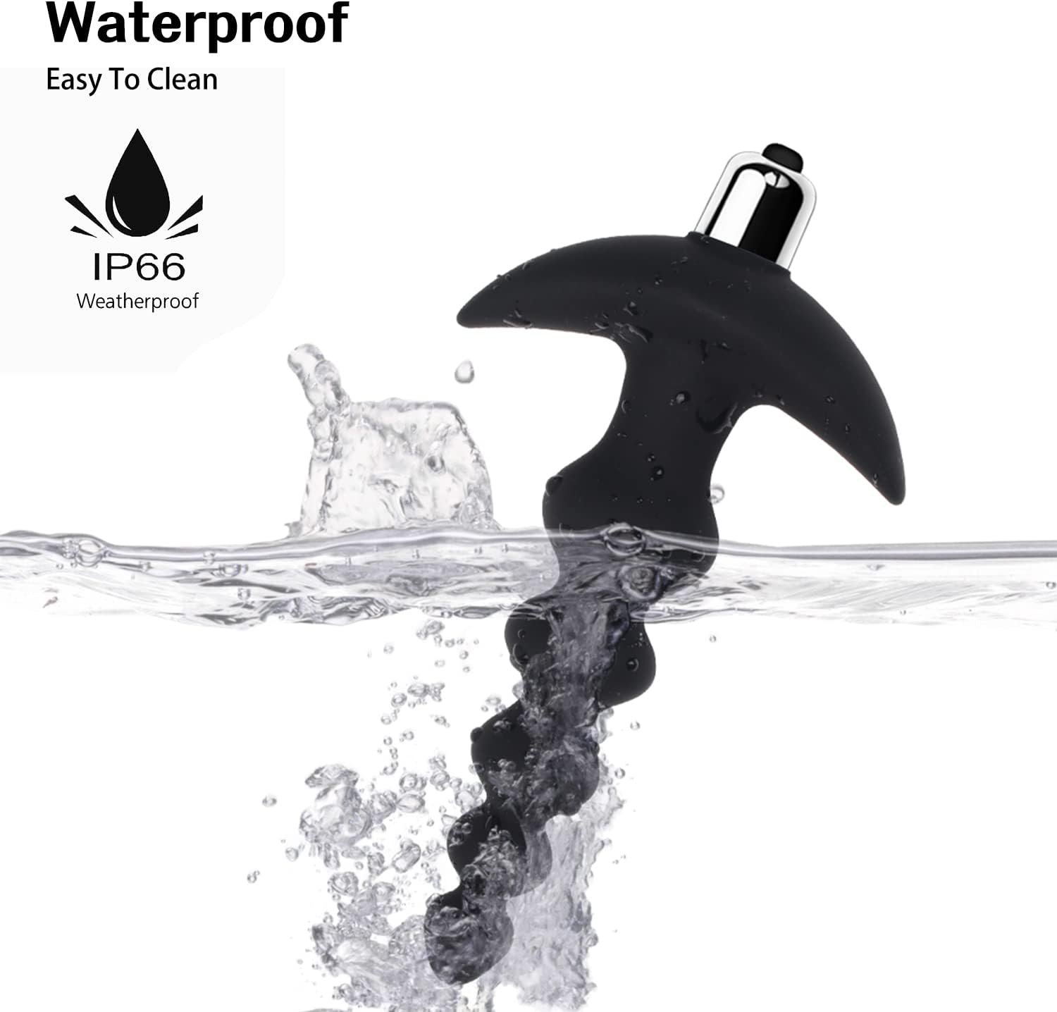 17CM Silicone Massager Stick with Beads Electric Massager Funny Plug for Women Amal Plugs Trainer Kit Sweetheart Intimate Gift Set Plug Inflatable Bulb Enema System Enema Kit Inflatable Plug Plug Anales image number 1