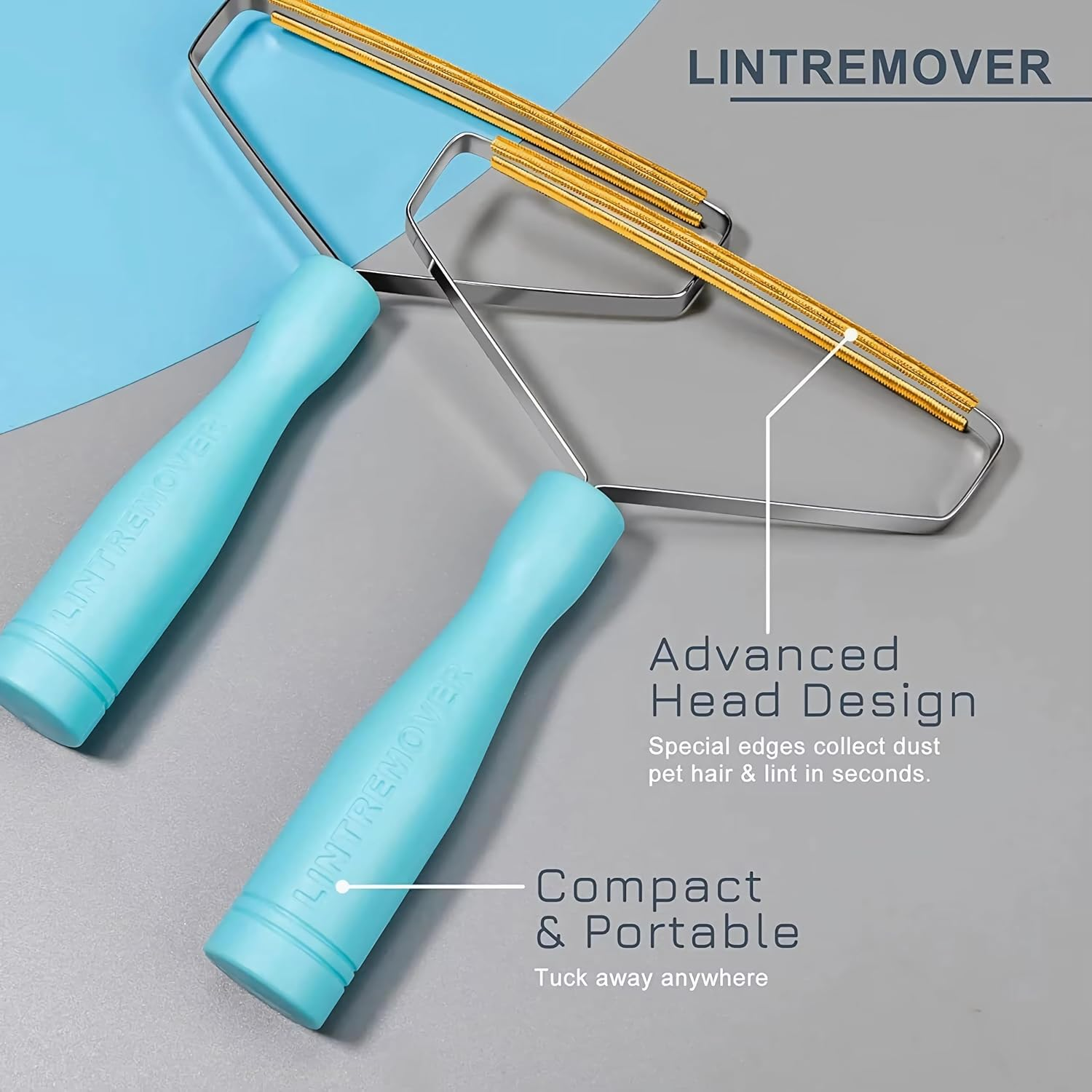 2Pack Pet Hair Removal Professional Tool Kit, Easy and Convenient Dog Hair Remover, Multi-Fabric Edge and Carpet Sofa Rake Scraper, Car Details Fur Condition Survival Toolkit, Easy for Every Hair