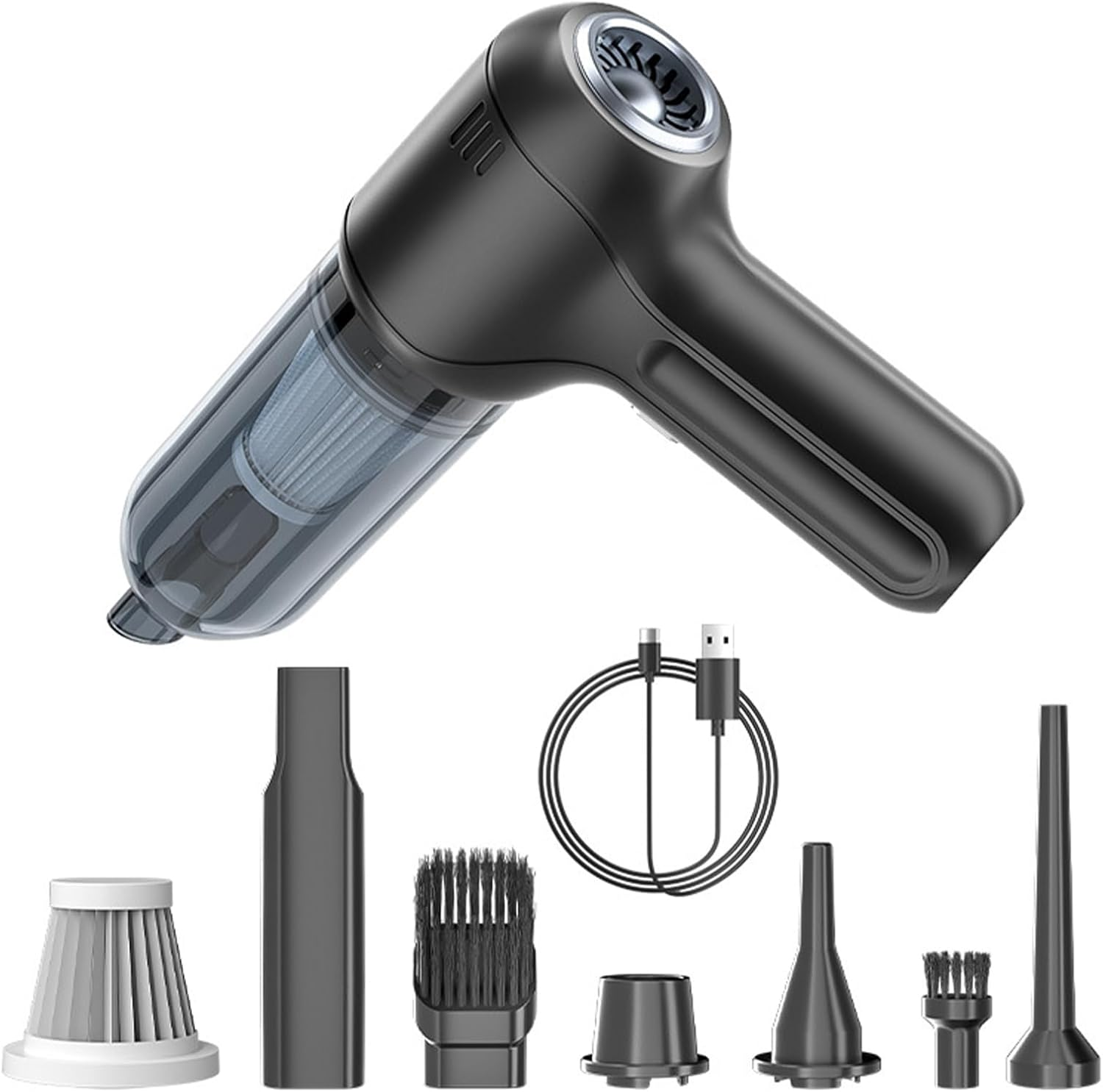 Portable Vacuum Car - Automotive Cleaning, Auto Care | Powerful Cleaning Tool for Pool Toys, Aeratelline Cushions for Car and Accumulated Flush with Vacuum Cleaner Equipment image number 3