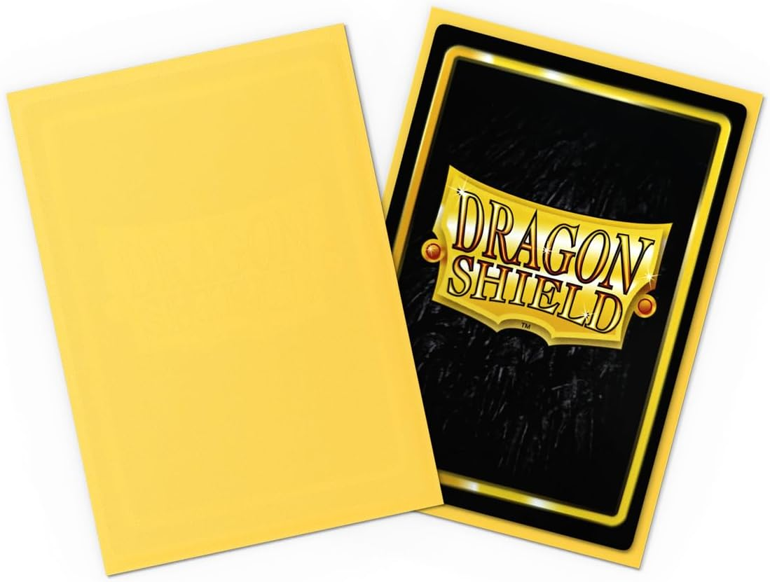 Arcane Tinmen Sleeves Dragon Shield Japanesebox 60 Yellow Matte Accessories image number 6