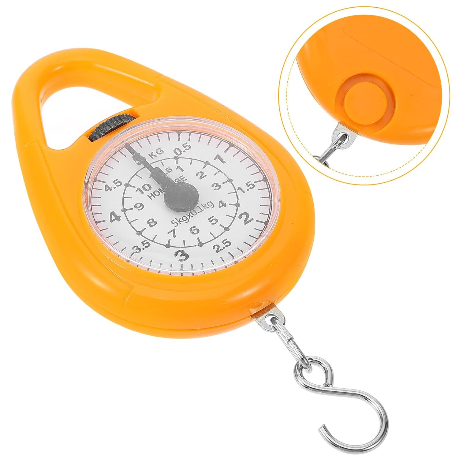 Iplusmile Portable Mechanical Spring Luggage Scale Hook Mini Handheld Weighing Scale for Travel Suitable for Suitcases and Fishing Use image number 5