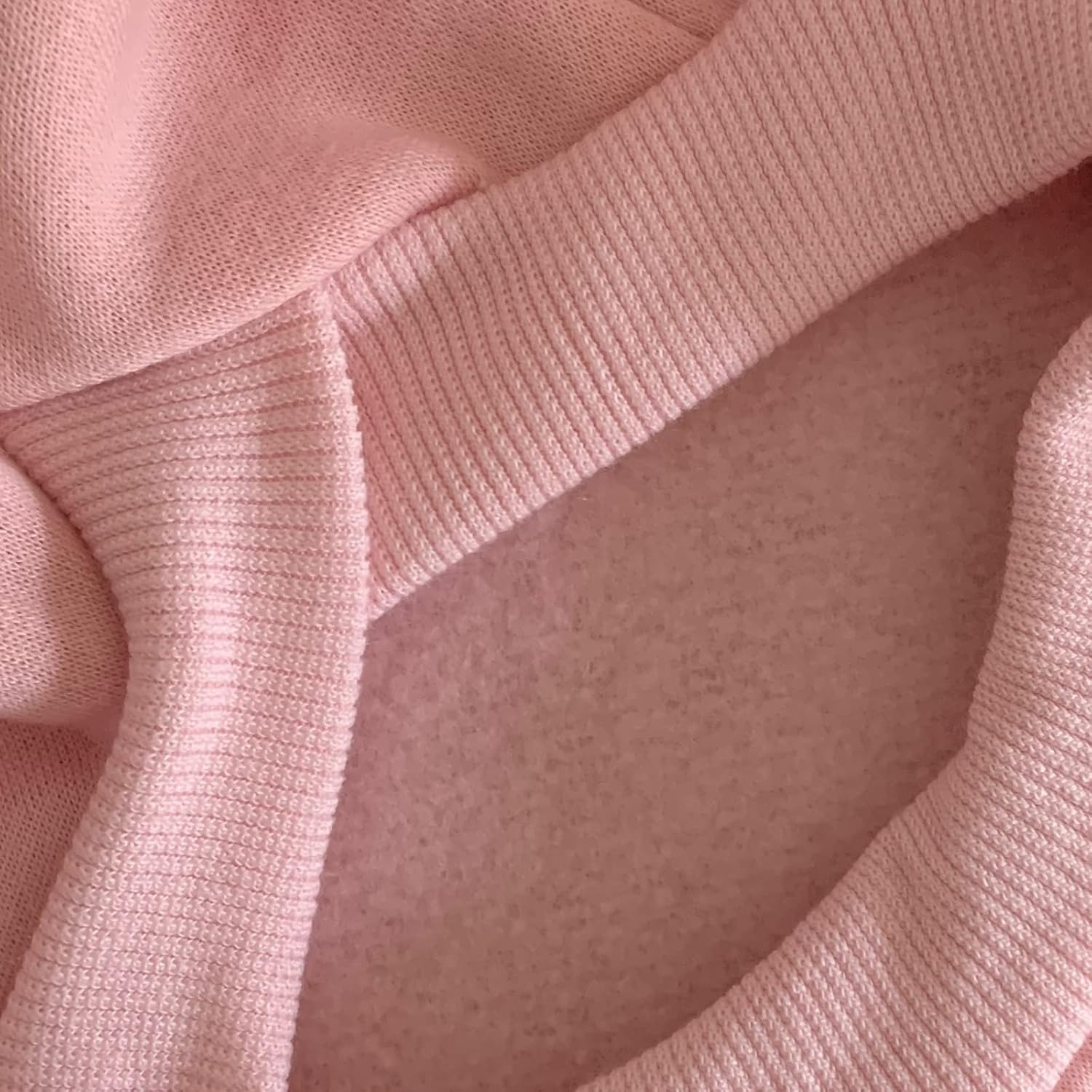 Izefia Dog Hoodie Dog Hoodies Clothes Apparel Fleece Dog Sweater Winter Sweatshirt Warm Cotton Loop Basic Dog Hoodie for Small Dog Puppy Cat Pink M image number 2