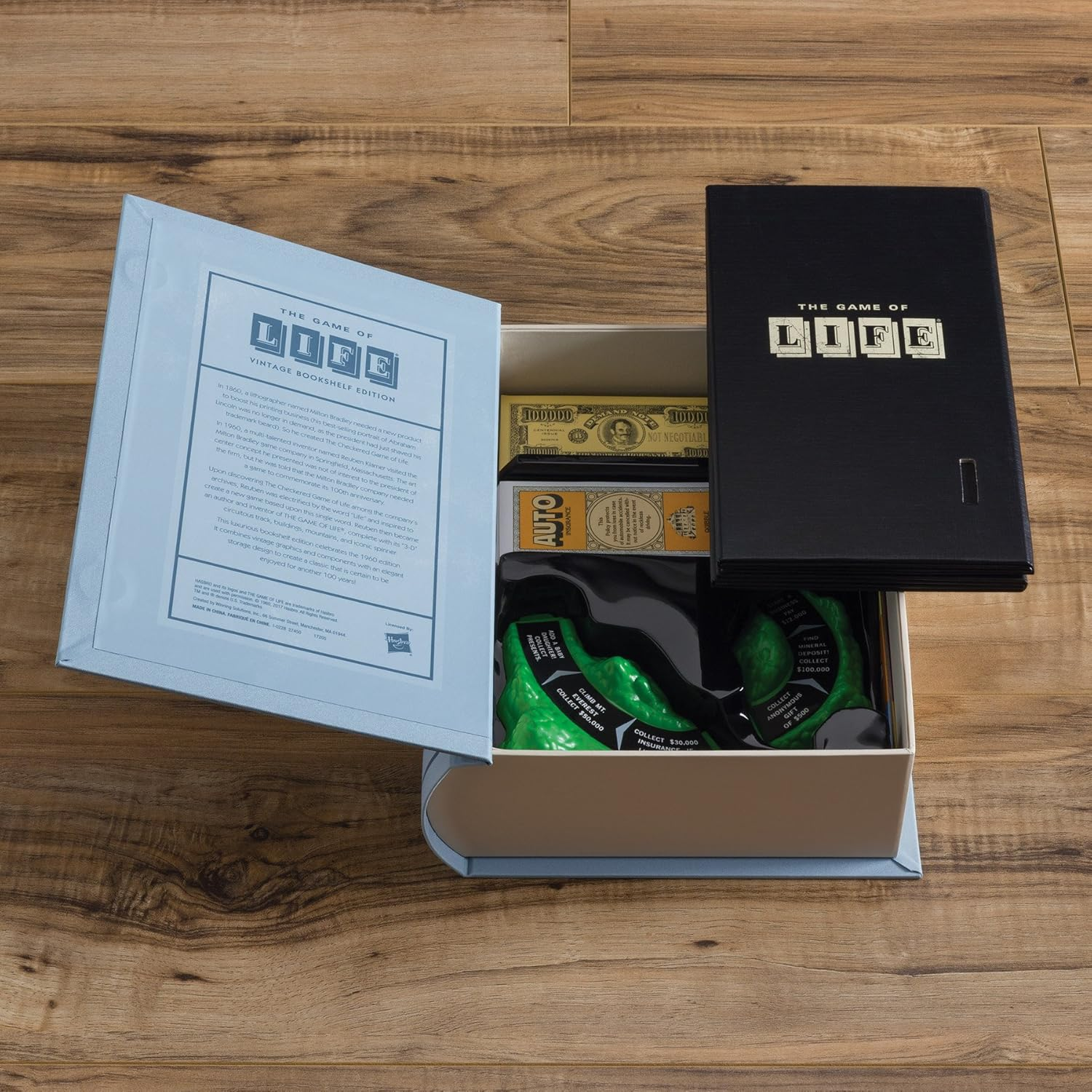 Game of Life Linen Book Vintage Edition Board Game image number 3