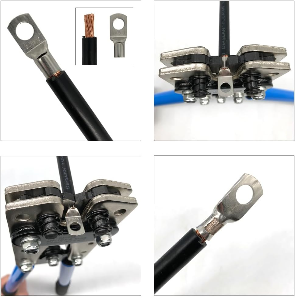 Tootoo Crimping Tool Cable Crimper Wire Plug Pliers Battery Terminal Lug Hex 6-50Mm&sup2; image number 3