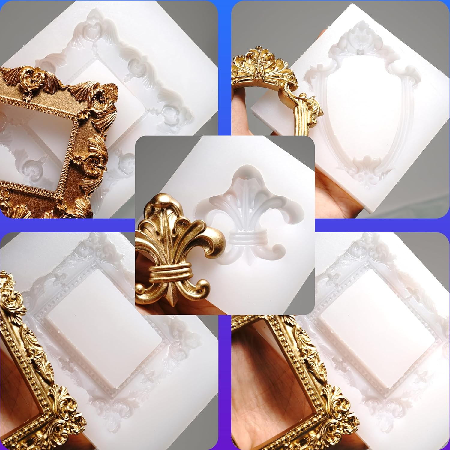 BBDINO Silicone Mold Making Kit, 15A Fast Cure Silicone for Mold Making Clear 1100G, 1A:1B Ideal for Resin/Soap/Candle/Silicon Molds Casting