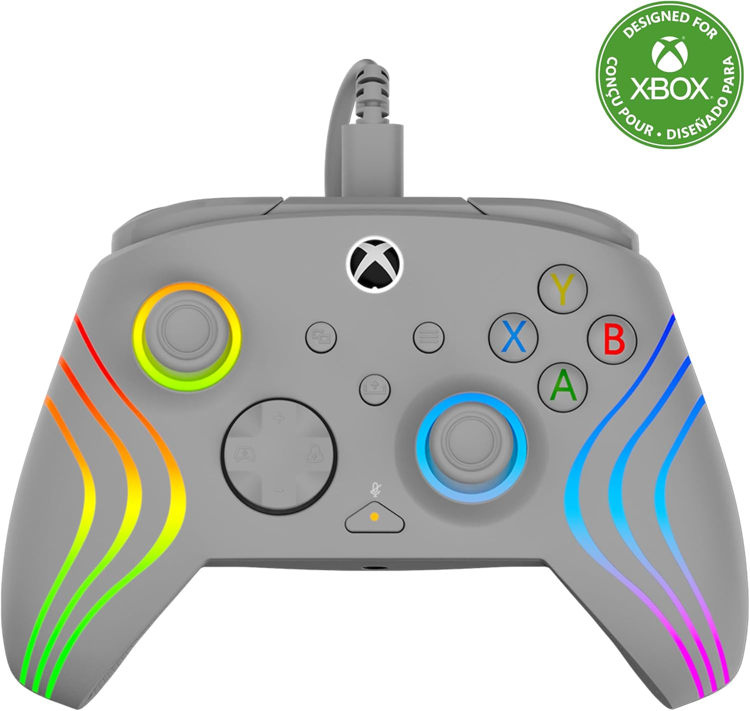 TB XB Afterglow Wave Wired Controller for Xbox + Hair Purple