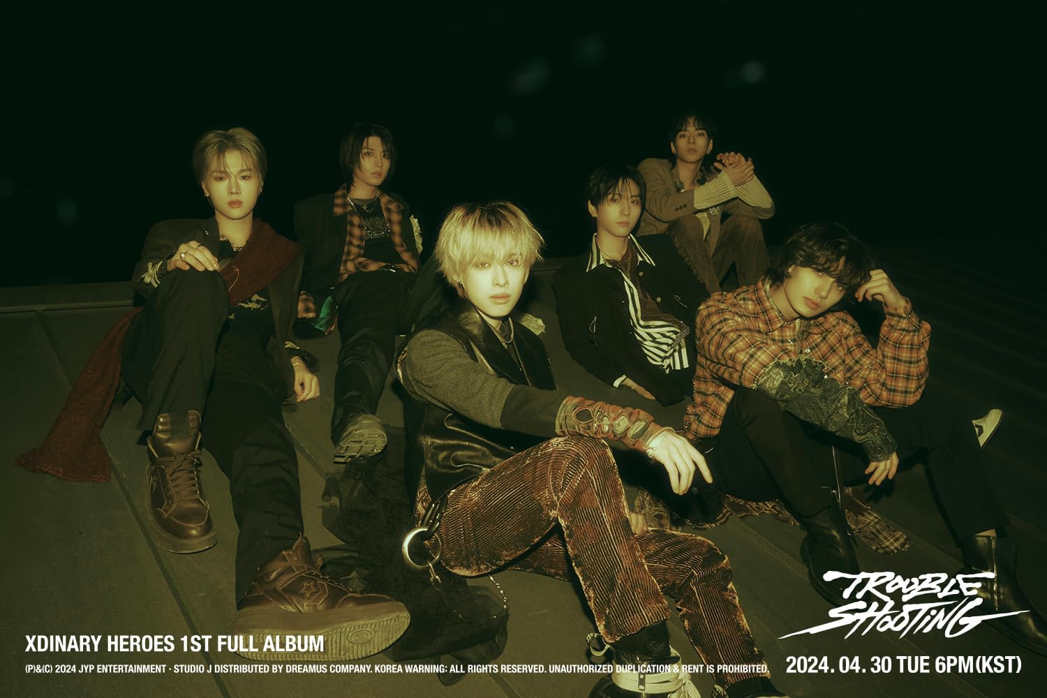 Xdinary Heroes TROUBLESHOOTING 1St Full Album NEMO Random Version Case+1P Lenticular QR Card+12P Photocard+1Ea Sitcker+Tracking Sealed XH image number 3