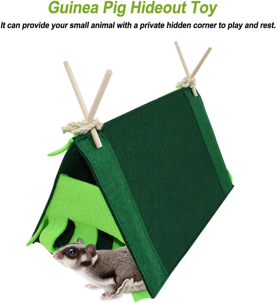 AIMALL Double Layer Small Pet Hammock &ndash; Cozy Warm Hanging Nest for Squirrels, Hamsters, and Other Small Animals, Easy to Install, 11.02 X 6.69 Inches image number 1