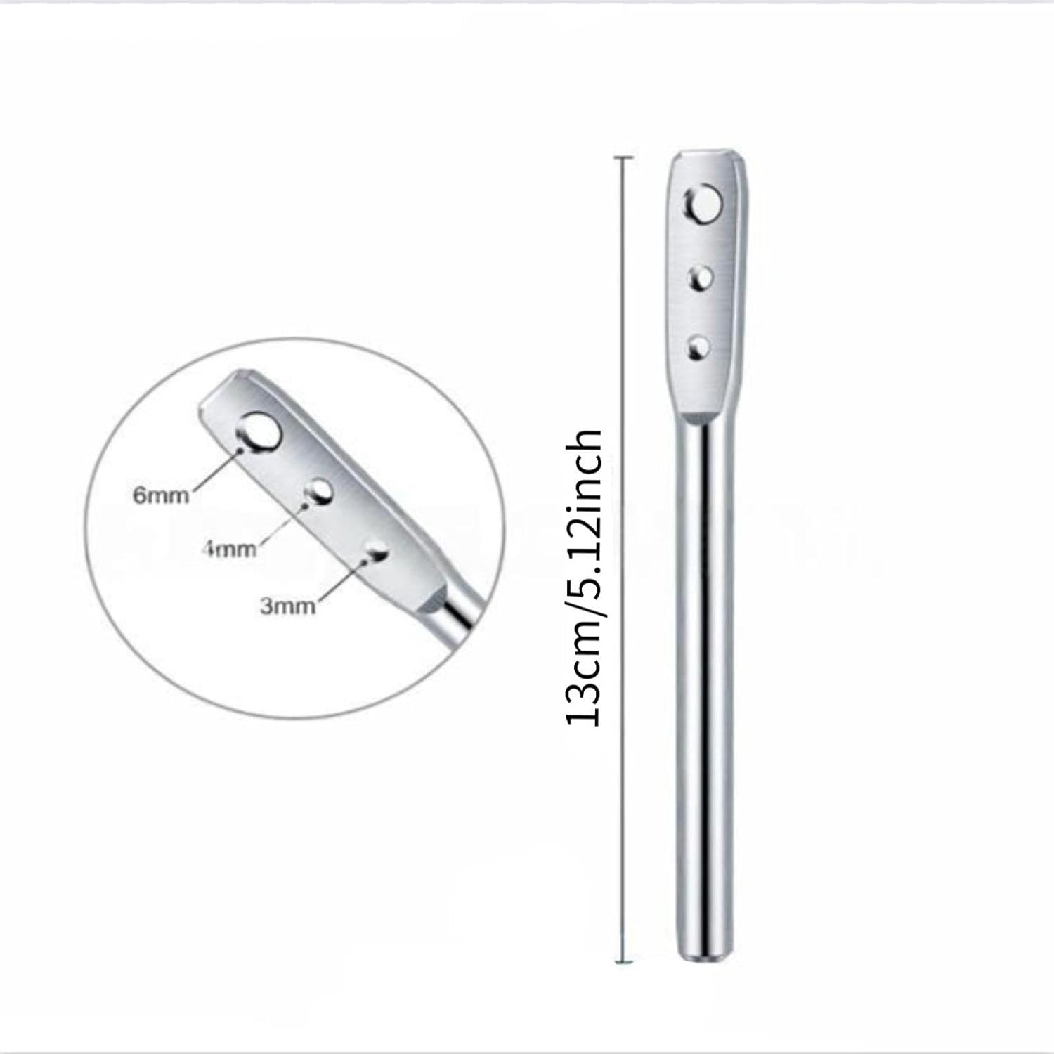 Oshhni 2 Pieces 3 Hole Wires Twisters Electric Fence Twitching Twist Wear Resistant Professional Convenient High Tensile Wire Tools image number 6