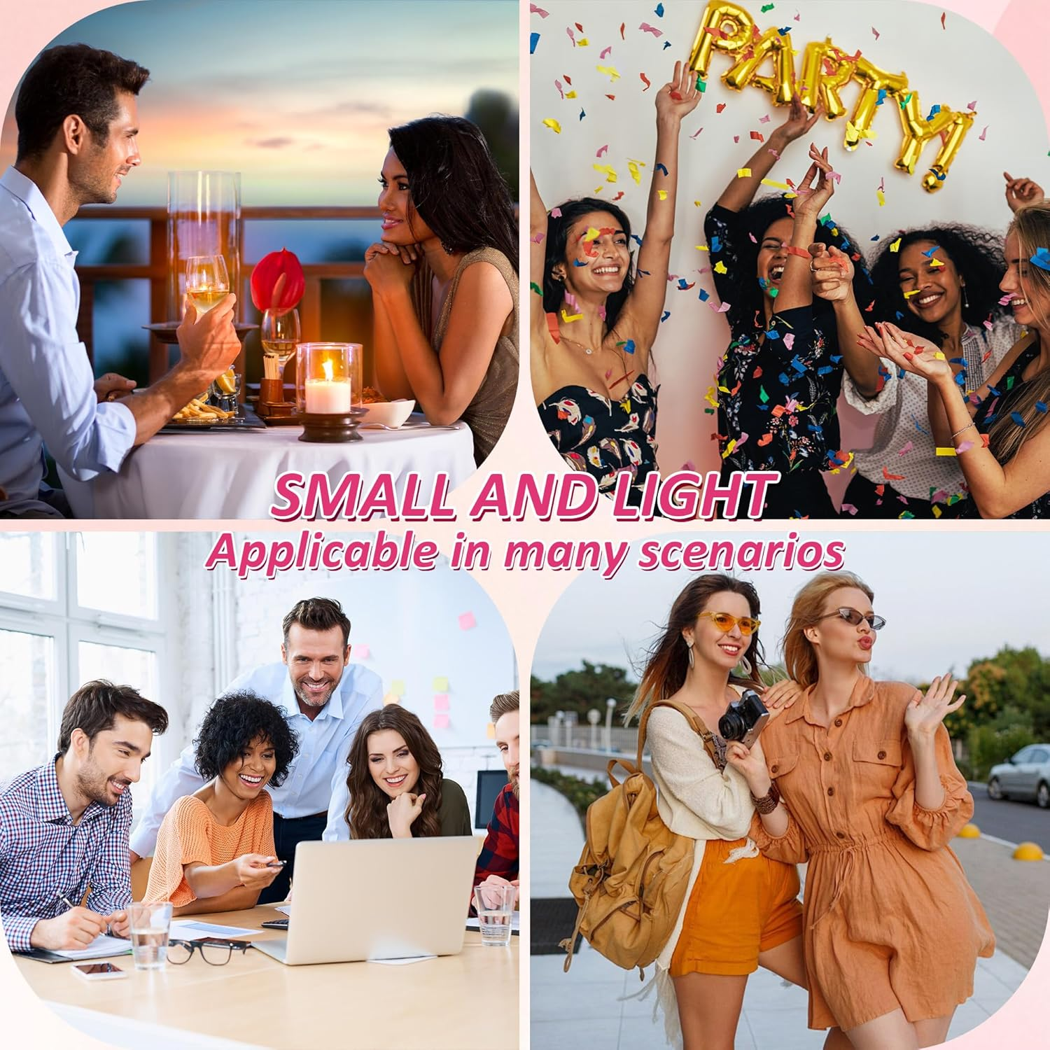 2 PCS Perfume Atomizer Travel Refillable Mini Scent Bottle Diamond Design 5ML Fragrance Sprayer Scent Pump Case for Travel Trip Business Portable Dispenser for Women and Men (Red+Silver) image number 2