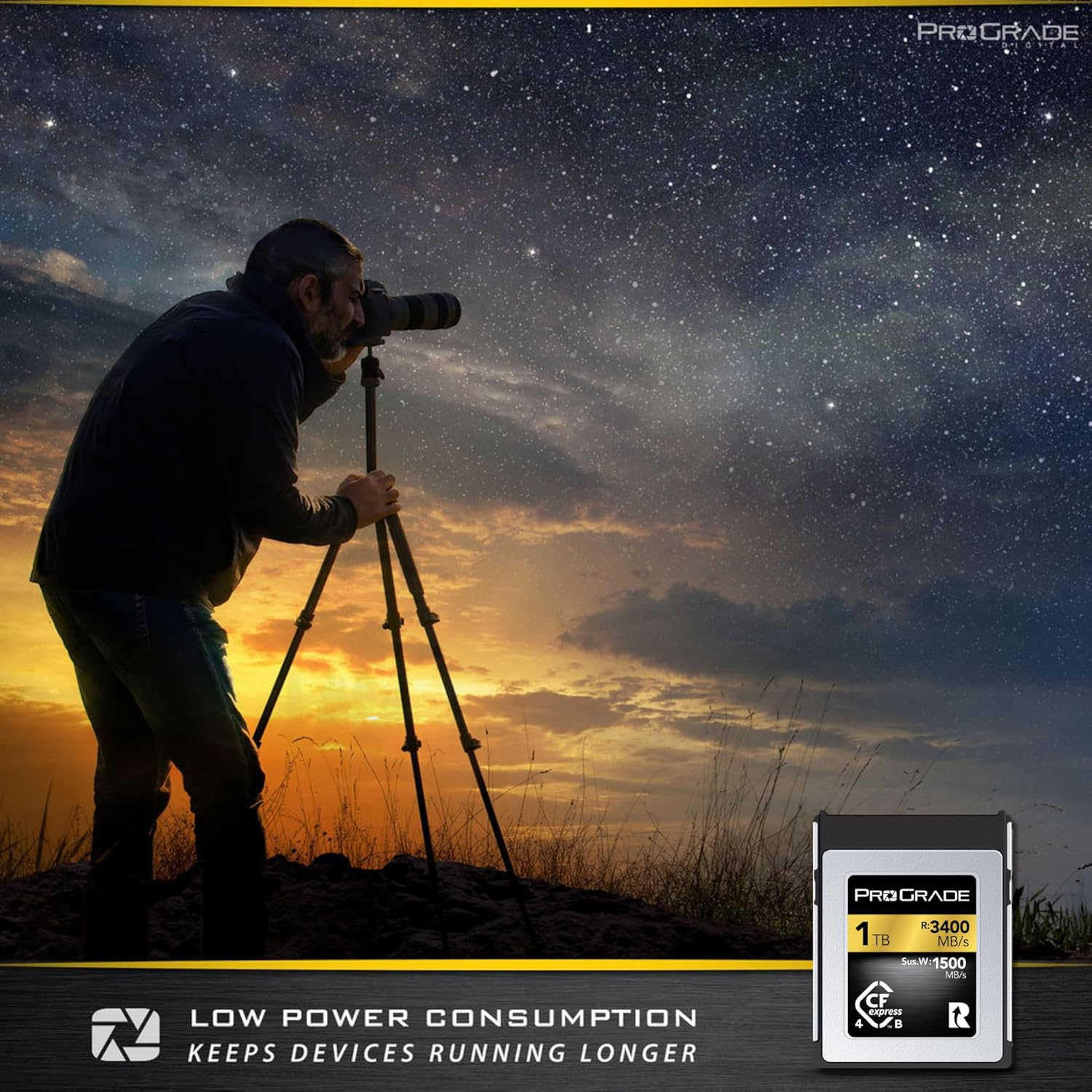 Prograde Digital Memory Card - Cfexpress 4.0 Type B for Cameras | Optimized for Express Transfer of Files & Large Storage | 1TB Gold Series image number 6