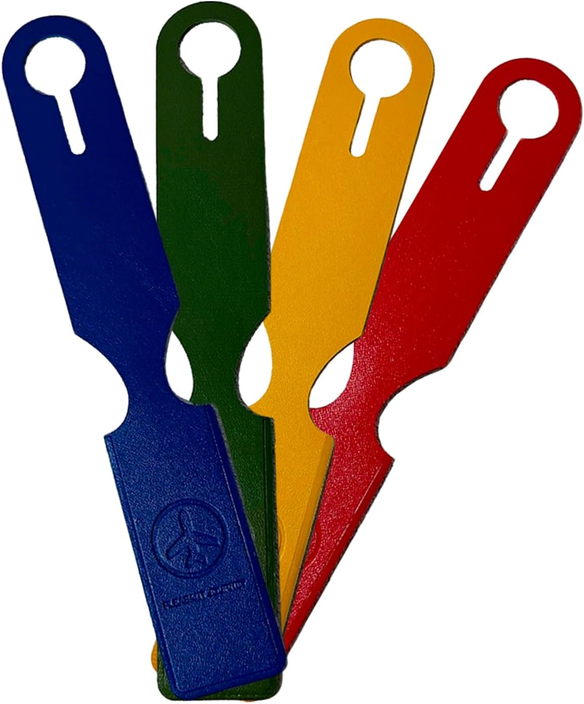 Luzcauwy 4Pcs Leather Luggage Tags - Privacy Flap Suitcase Labels for Travel - Durable ID Name Card Holder - Waterproof Accessories for Backpack Handbag School Bag - Multi Colour Set image number 2