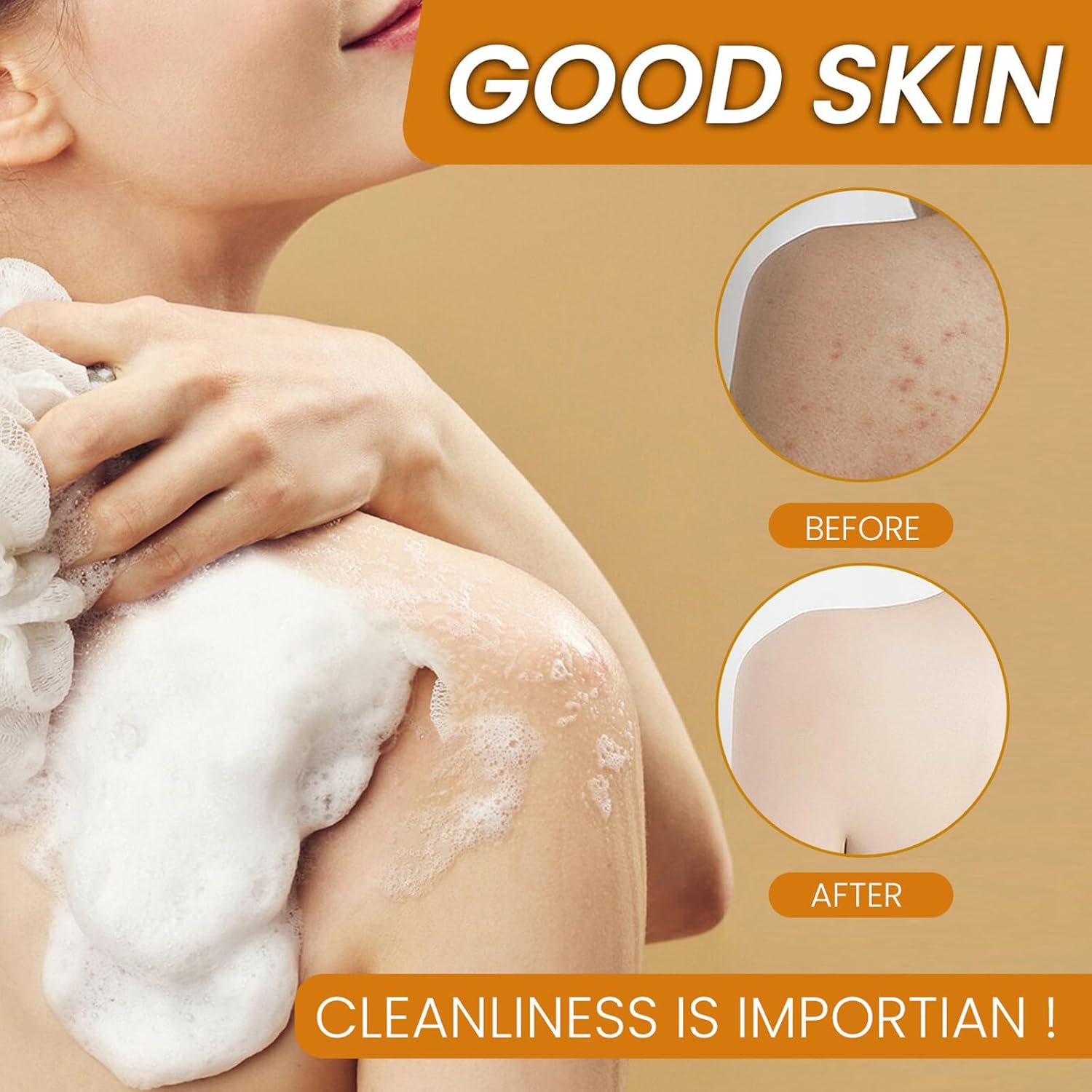 Turmeric Kojic Acid Cleansing Soap, Turmeric Soap Bar for Face and Body (2 Pcs) image number 5