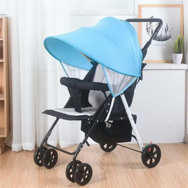 Baby Pram Stroller Sun Shade Cover Pushchair Canopy Cover Sun Shade Baby Stroller Awning Universal Buggy Sun Cover Stroller Car Seat Sun Shade Hood Adjustable Stroller UV Protection Cover