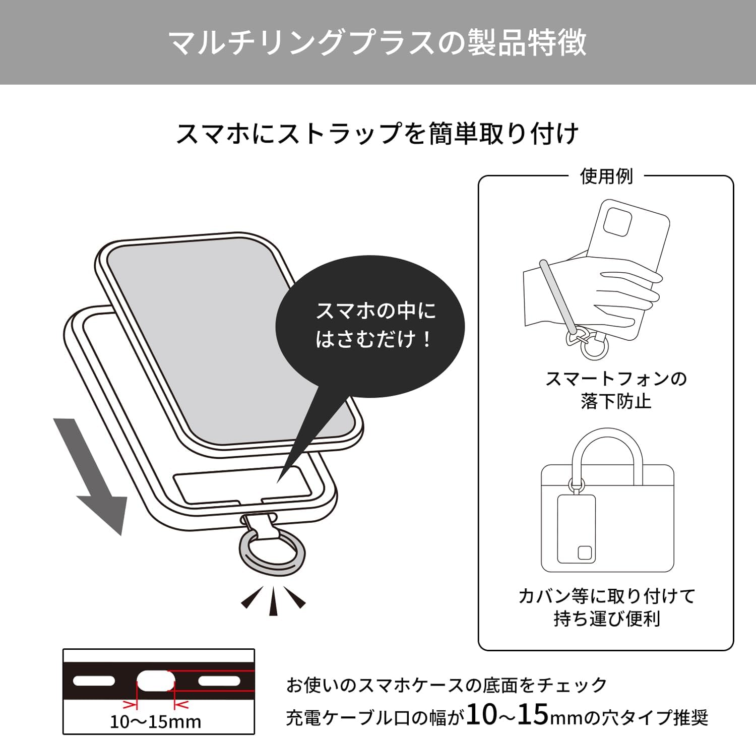 Gourmandies MF-601WH Miffy Multi-Ring plus Silicone Bracelet, White image number 5