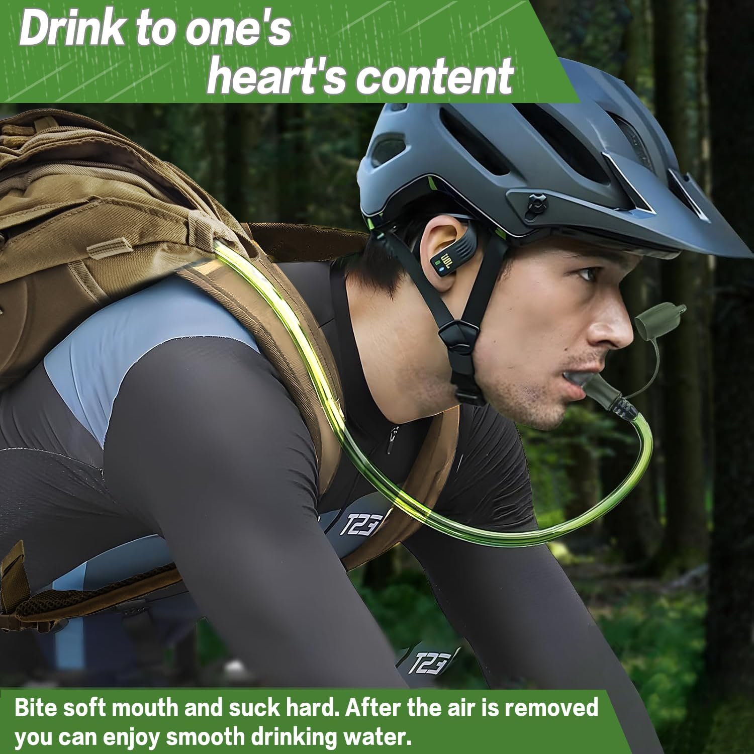 RAPIDSKY Tactical Hydration Backpack 3L - Lightweight Outdoor Water Bladder Pack for Men & Women, Perfect for Hiking, Cycling, Running, Hunting and Camping image number 5