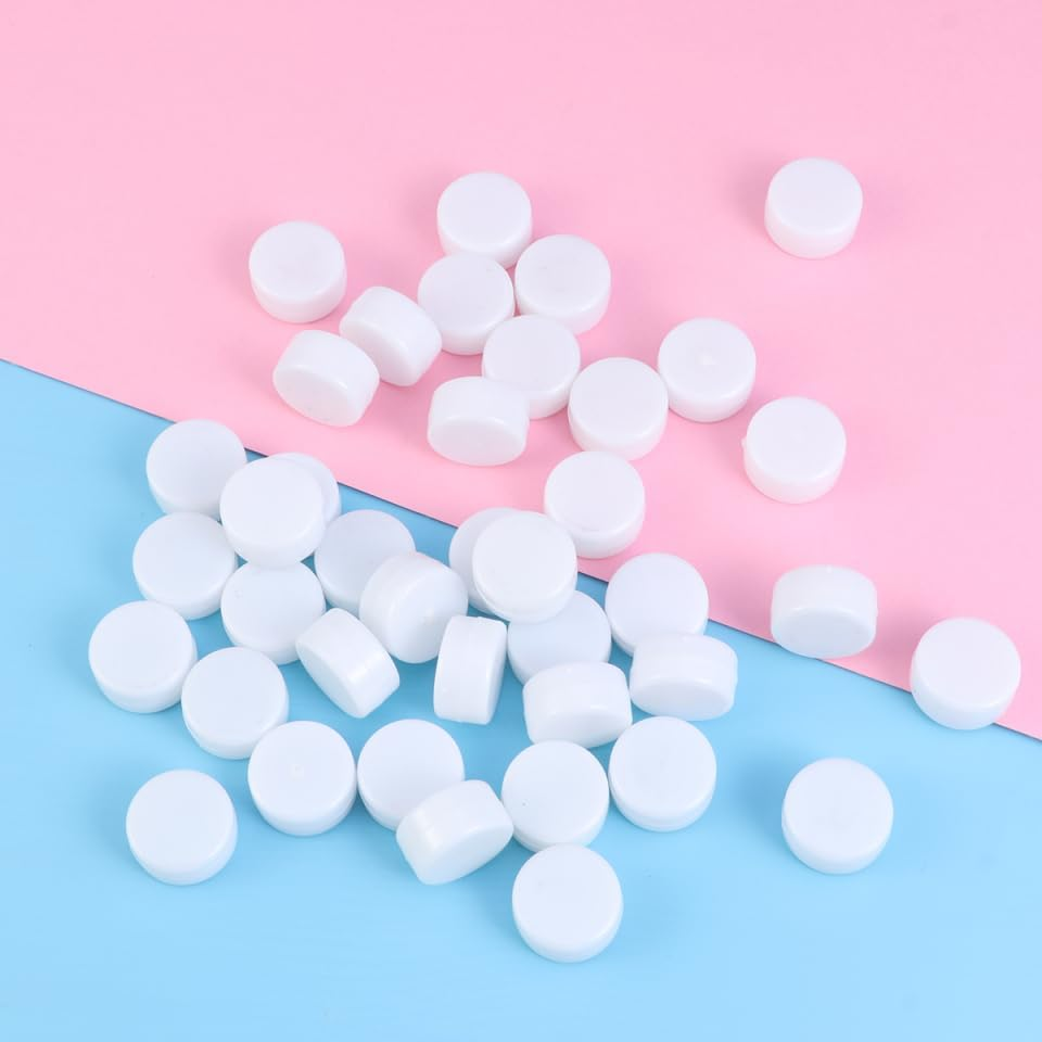 Kisangel 100Pcs 22Mm Inserts Noise Maker for Stroller Crib Carrier Develop Hand Eye Coordination Tactile Senses