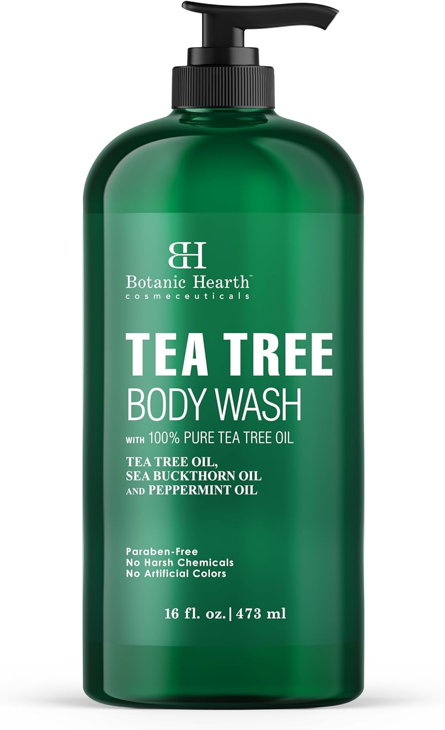 Botanic Hearth Tea Tree Body Wash Helps Nail Conditions Athletes Foot Ringworms Jock Itch & Body Odor Soothes Itching & Promotes Healthy Skin and Feet Naturally Scented 16Fl Oz image number 4