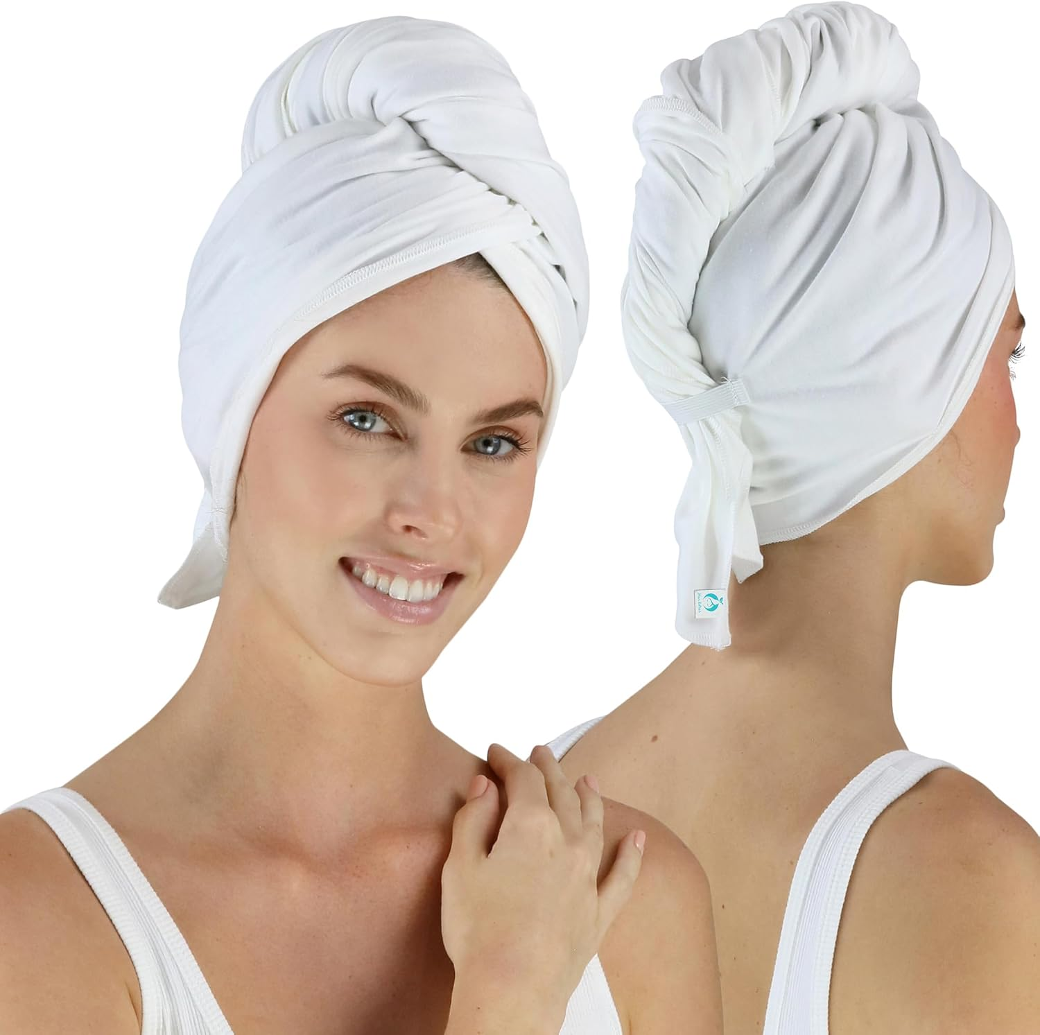 Hair Repear Ultimate Hair Towel - anti Frizz Absorbent Premium Cotton Product to Enhance Your Healthy Natural Hair Perfect for Plopping Wrapping Scrunching Curly Wavy or Straight Hair - Large 29X45In image number 6