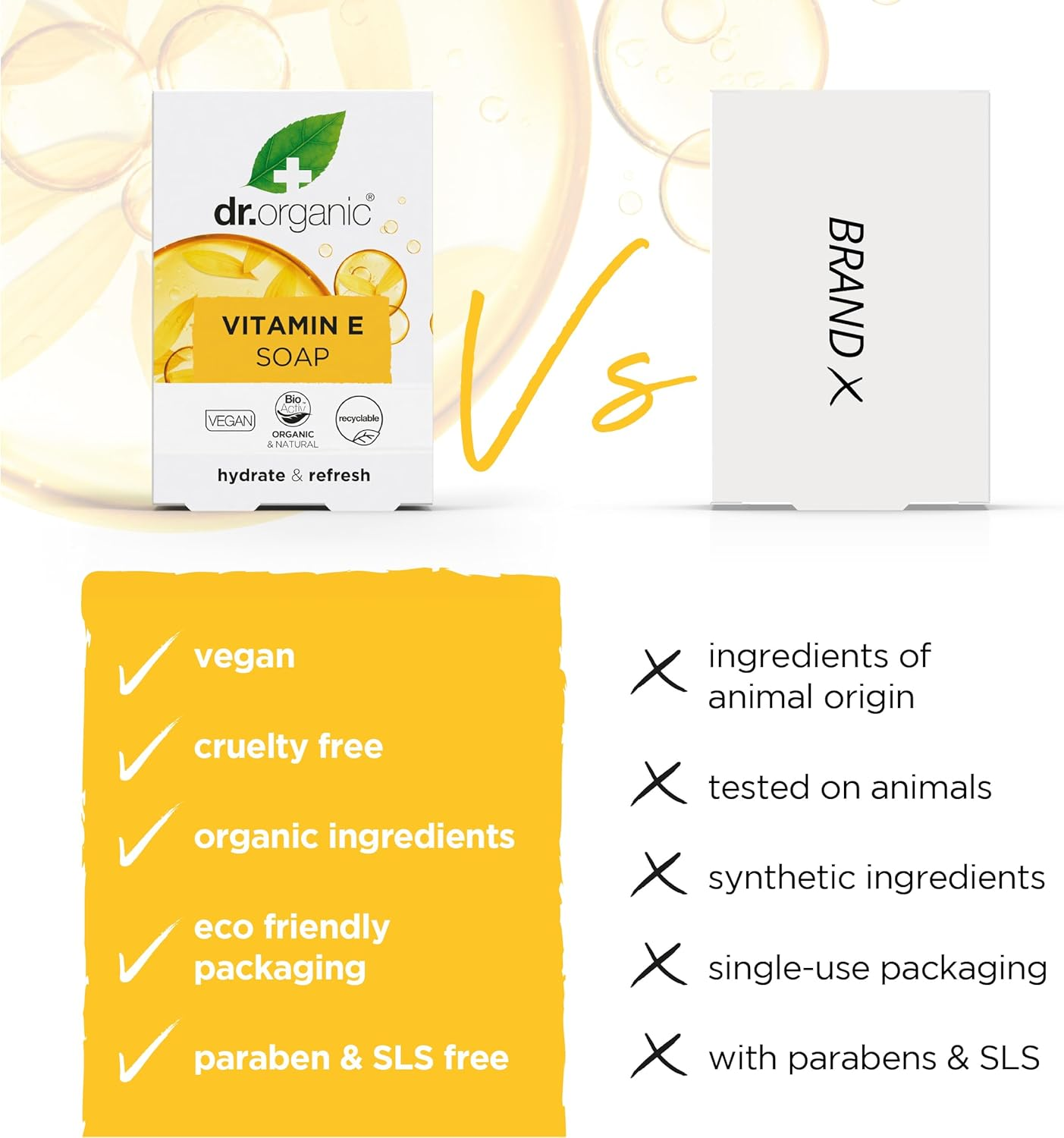 Dr Organic Vitamin E Soap 100 G image number 4