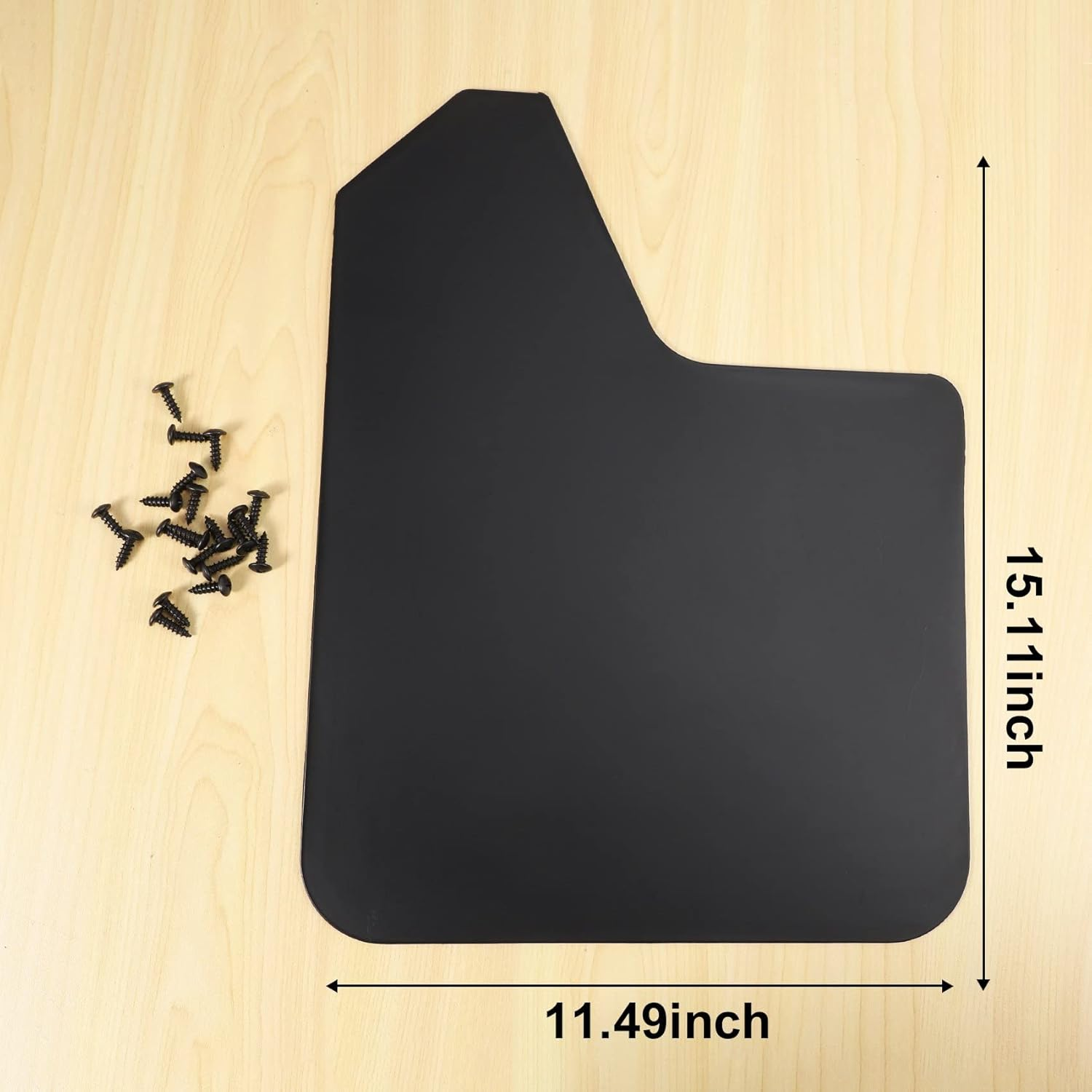 4Pcs Universal Mud Flaps for Car Pickup Van Truck Mudflaps Mudguards Splash Guards with Screw image number 5