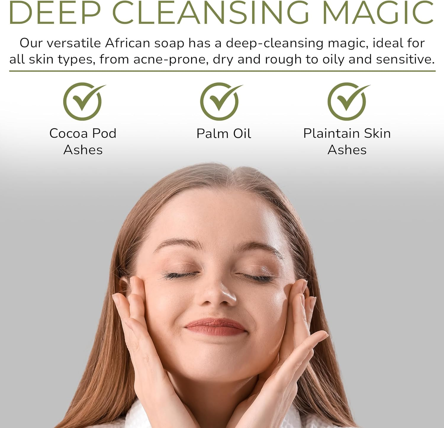 SAAQIN - Raw African Black Soap for All Skin Types, Black Soap Ideal for Acne, Wrinkles, Make-Up Removal, Hair & Body, Natural Glycerin Black African Soap, African Black Soap Bar from Ghana, 5 Lbs image number 5