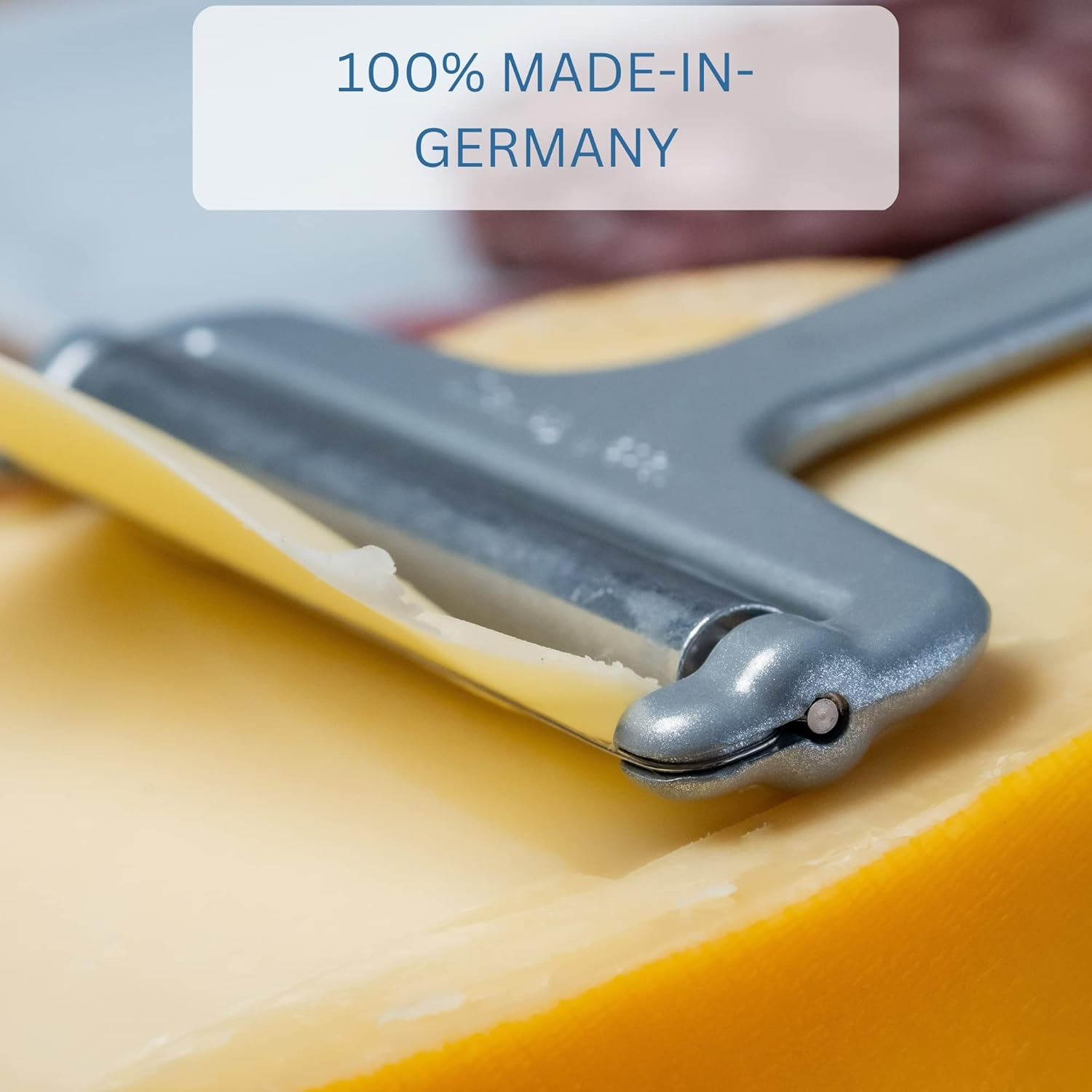 Westmark Cheese Slicer with Roller and Cutting Wire, Silver image number 6