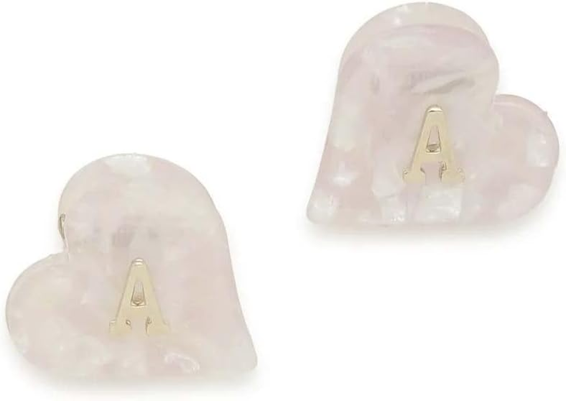 Snidel Home Initial Heart Hair Clip, A, Free Size image number 6