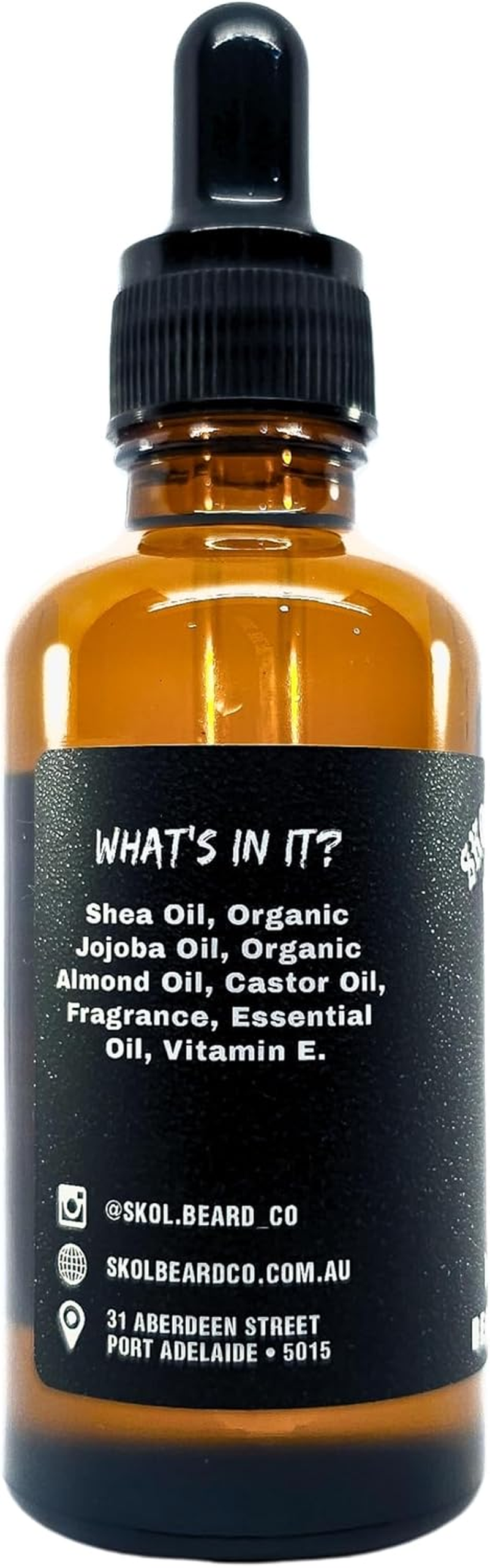 Premium Beard Oil in Valhalla, 50Ml | Infused with Jojoba, Almond, and Essential Oils for a Soft, Healthy Beard Hair Growth image number 3