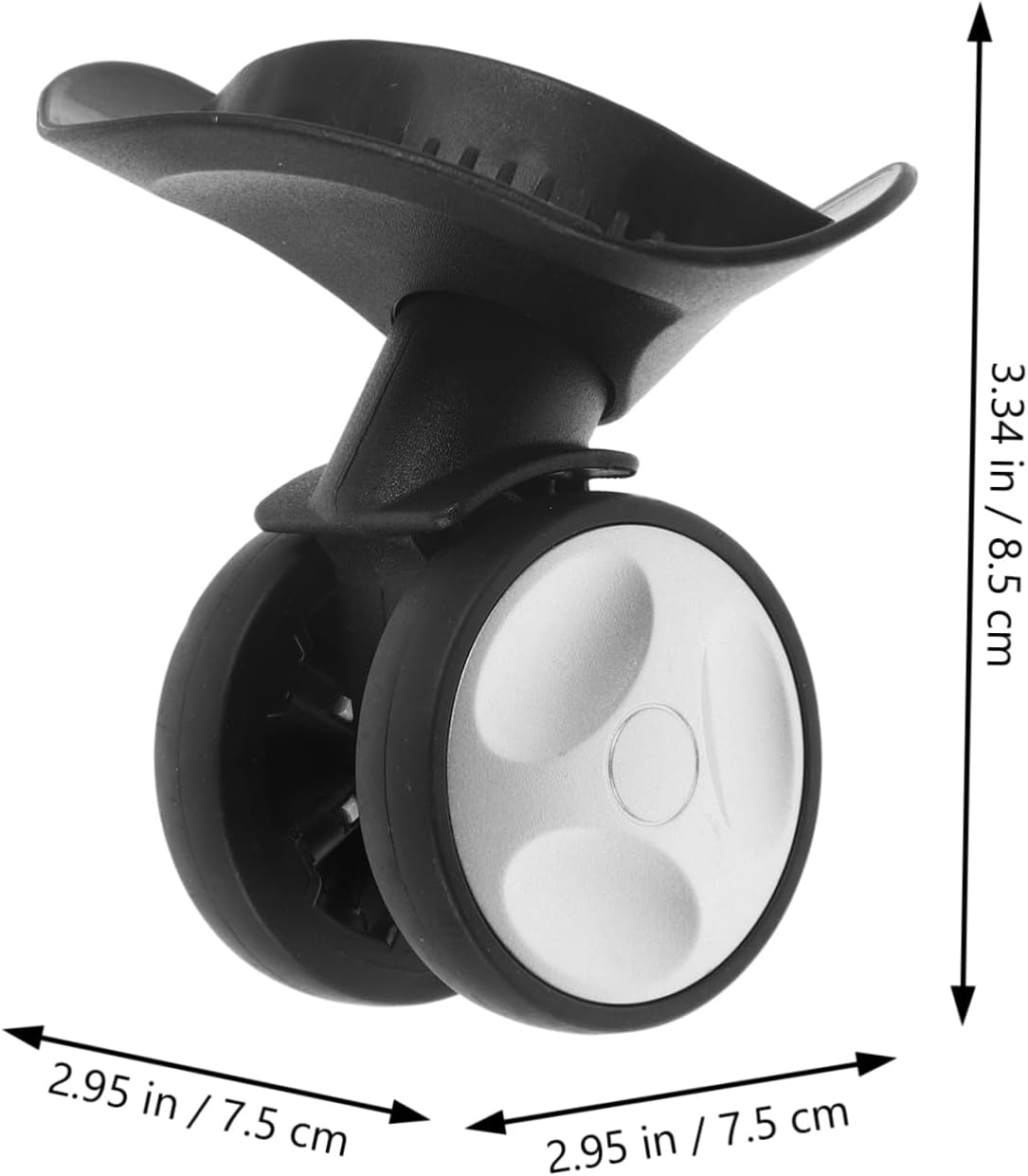 CATIEBYE Replacement Luggage Wheels for Suitcases Plastic Swivel Wheels for Travel Luggage and Suitcase image number 5