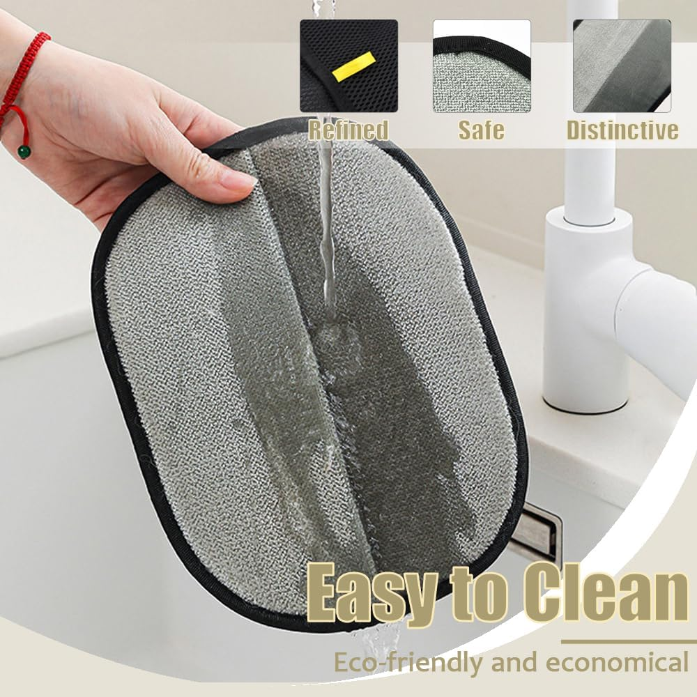 TRKETK Pet Grooming Gloves, Reusable and Versatile, Washable, Static Removal, Electrostatic Pet Hair Remover, Glove for Dog and Cat Washing, Deshedding image number 5