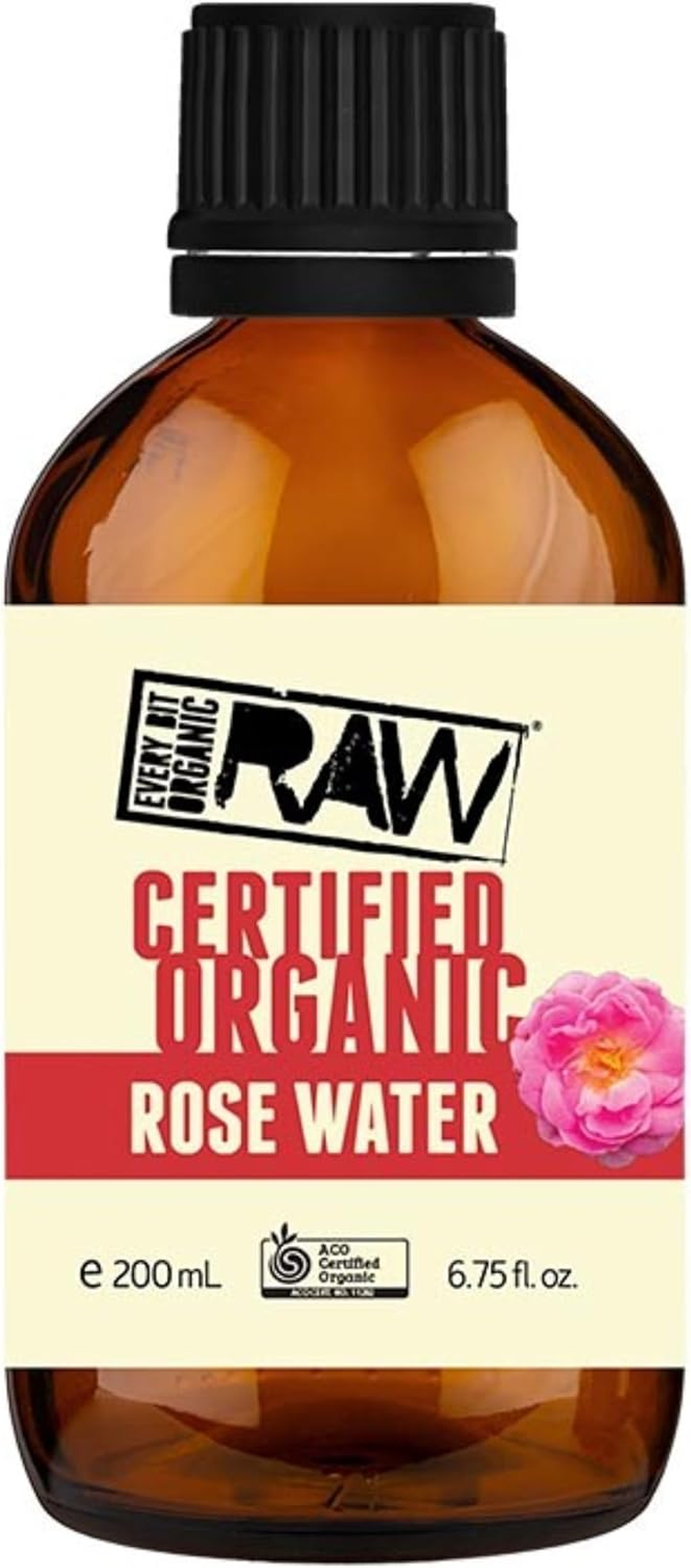 Every Bit Organic Raw Rose Water 200 Ml image number 1