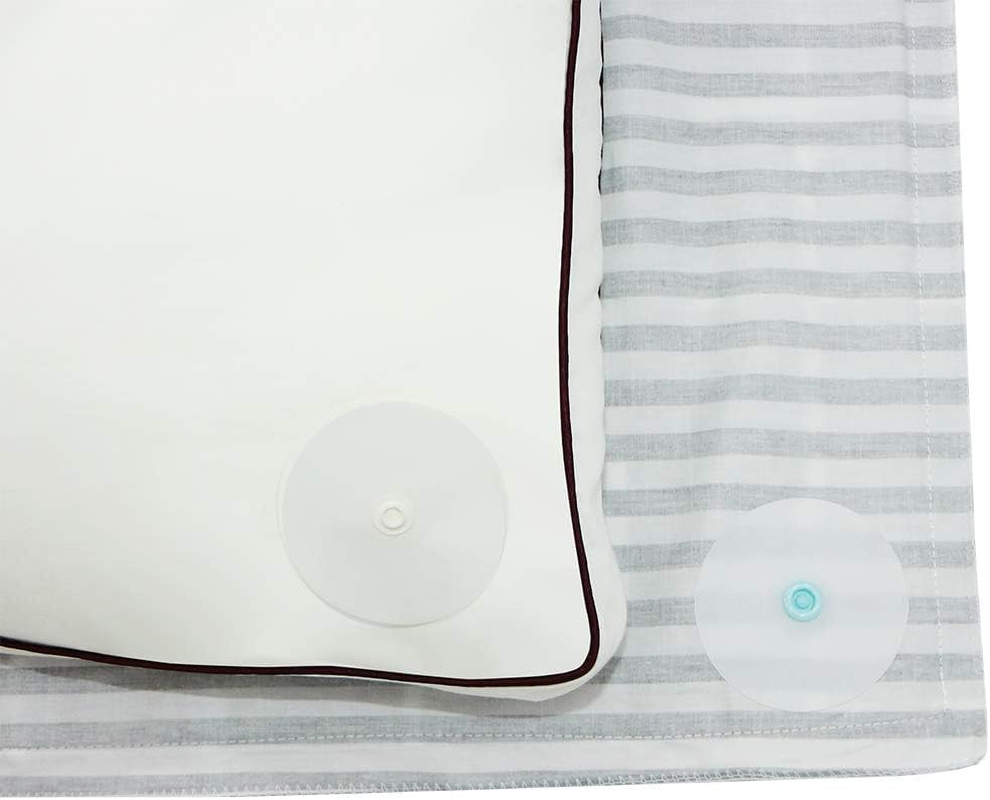 ZUJIACUN 8 Pairs of Duvet Cover Claps Metal Claps Angled to Prevent the Duvet from Moving and Facilitate the Installation of Comforters and Duvets of Various Thicknesses image number 1