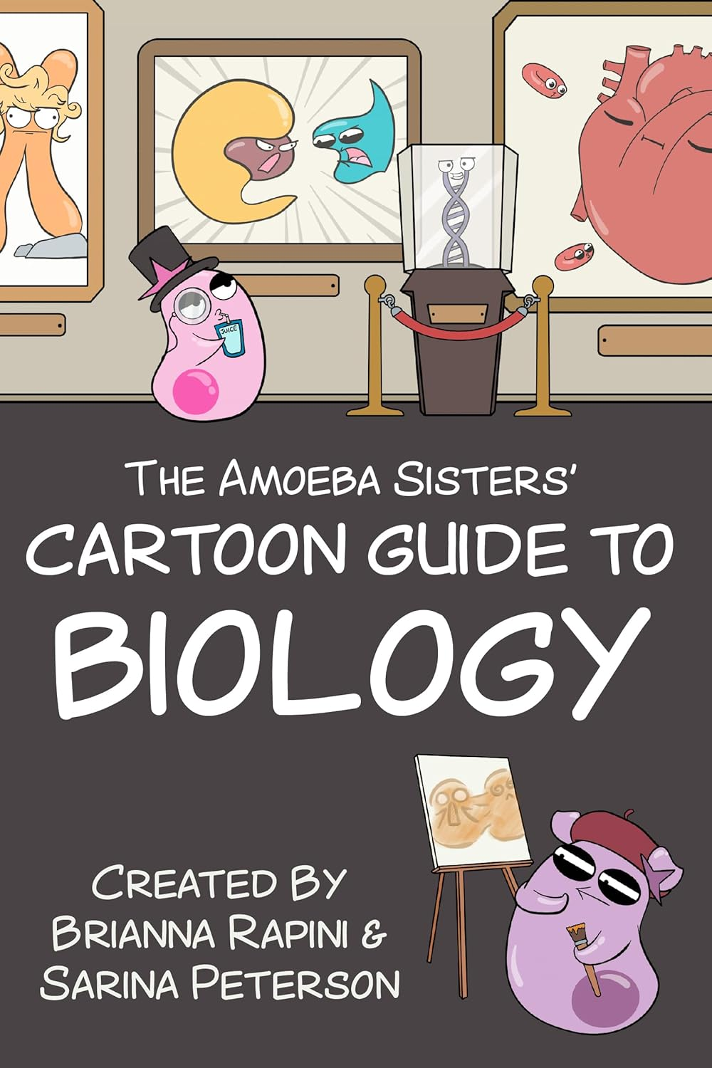 The Amoeba Sisters' Cartoon Guide to Biology: Science Simplified (Visual Learning Book for Science Class, Simple Biology Topics, Educational Illustrations and Facts) image number 3