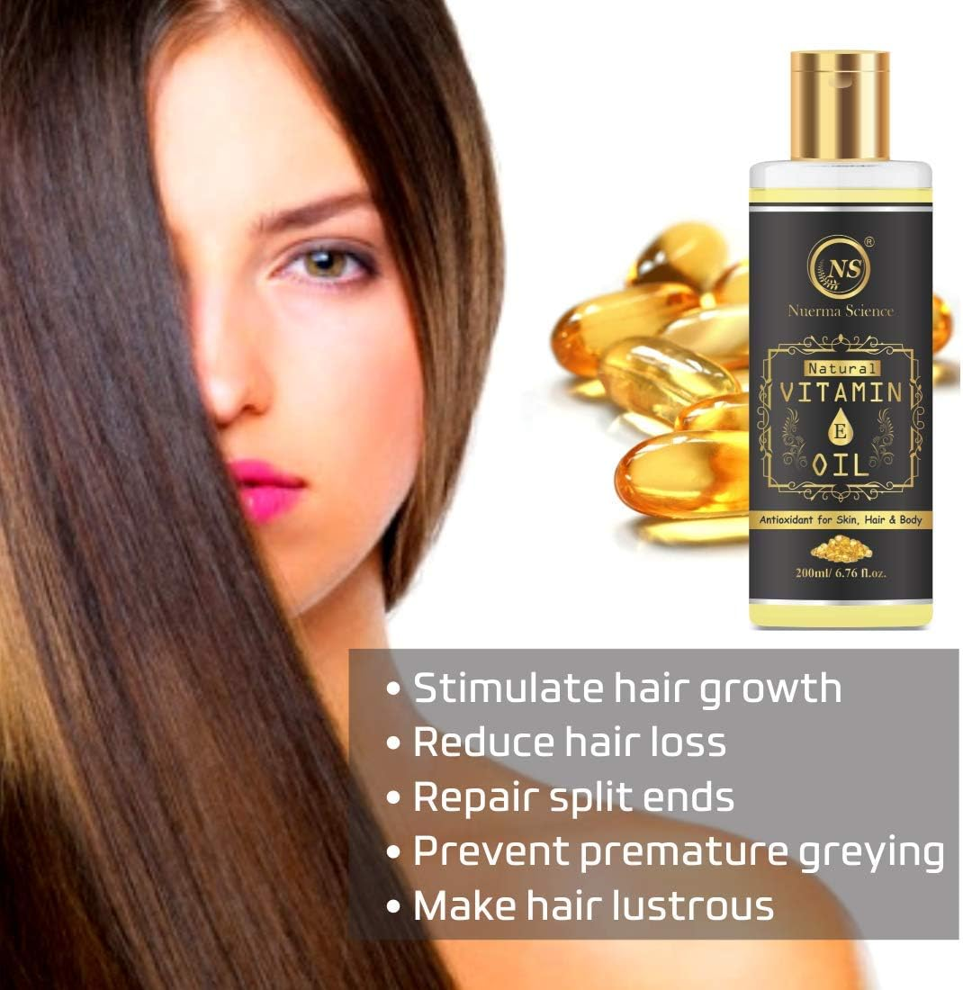 Nuerma Science Vitamin E Oil for Skin & Hair-200 ML