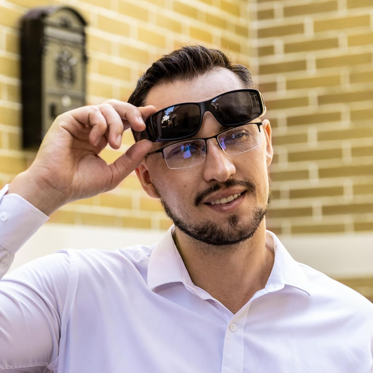 Duduma Polarised Fit over Glasses Sunglasses for Men & Women UV400 Protection Anti-Glare Wrap around Eyewear for Driving Fishing Sports image number 6