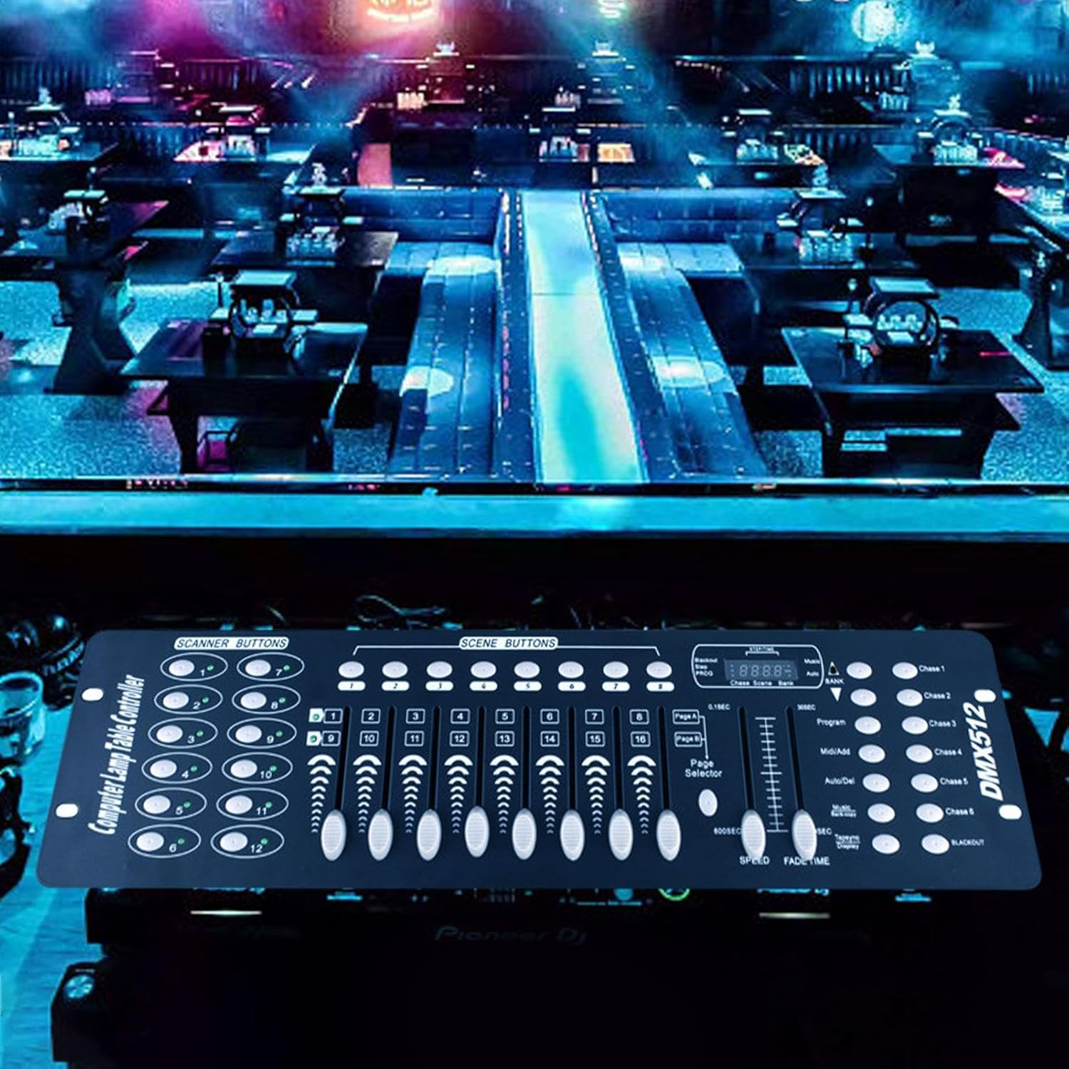 Kowaku Lighting Mixer Board Console Operator Console Controller Dmx 192 Dmx 512 DJ Light Controller for Djs Bars Moving Head Light image number 6