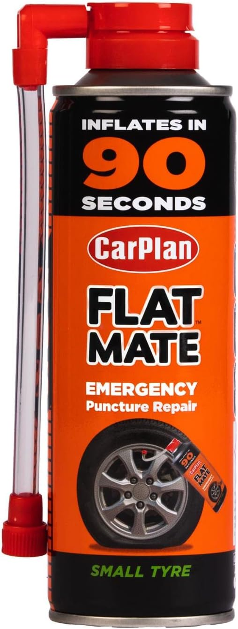 Carplan Flat Mate Emergency Puncture Repair, Tyre Inflator, Small Tyre 300 Ml image number 2