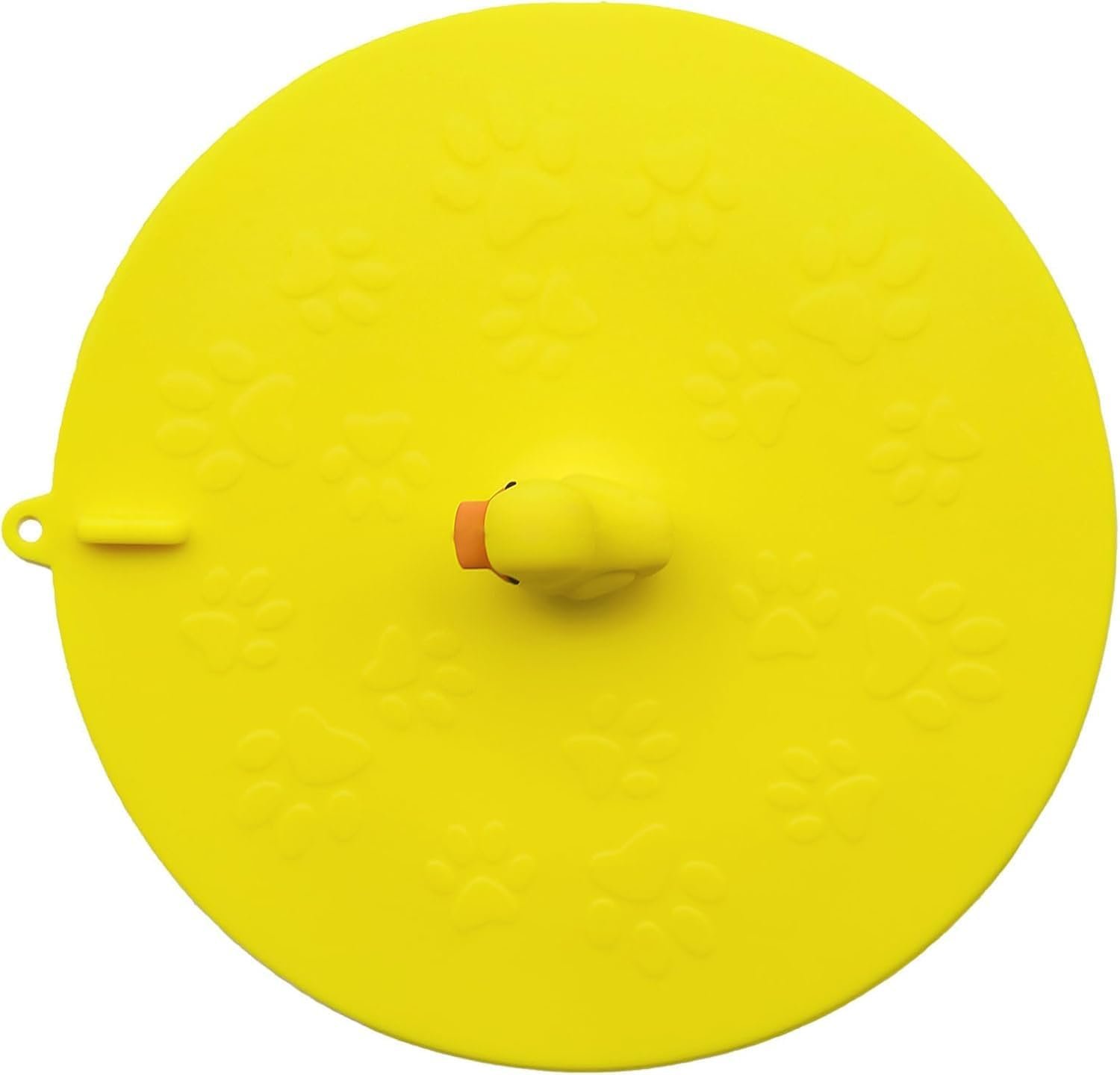 Bathtub Stoppers Drain Plug Cover, Cute Silicone Bath Drain Cover,Tub Stopper Flat for Shower Bathroom Laundry,Universal Sink Stopper Kitchen Drain,1 Pack Floor Drain Backflow Preventer (Yellow) image number 4