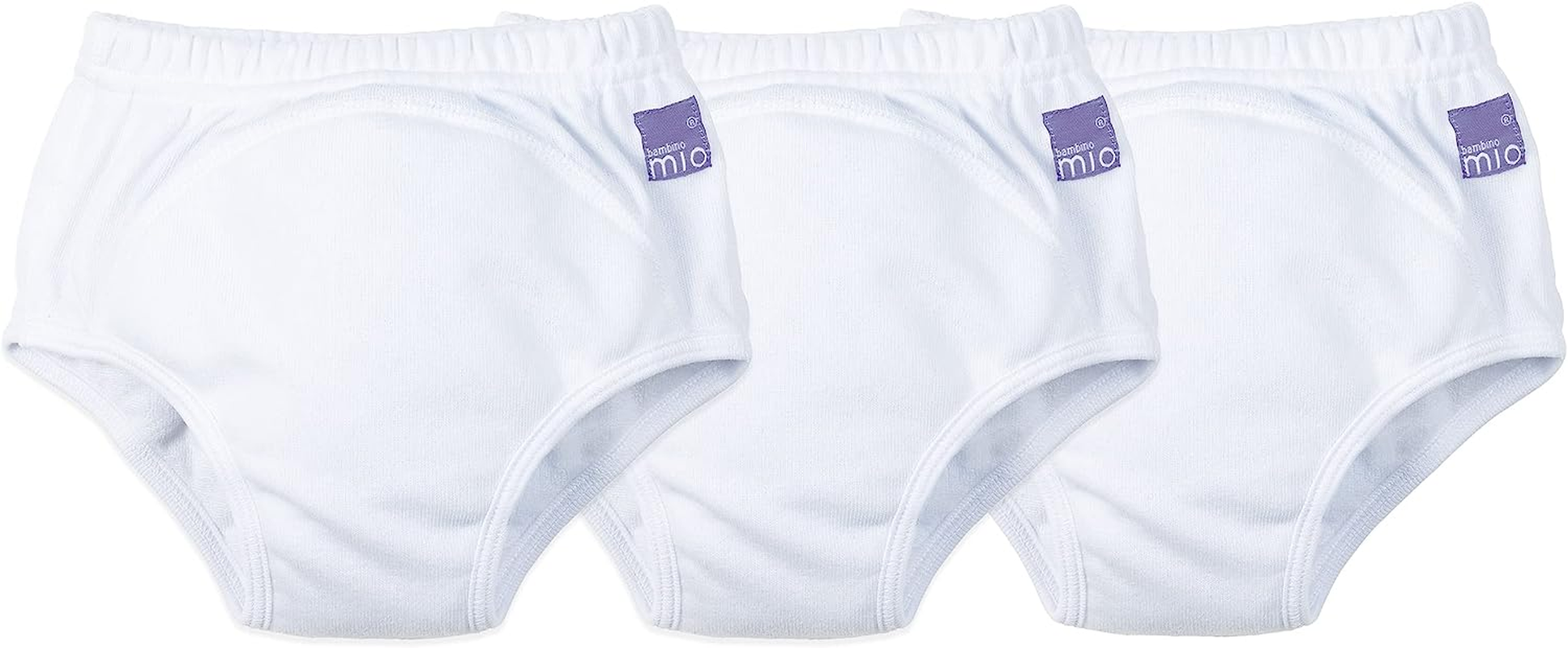 Bambino Mio, Potty Training Pants, Light Pink, 18-24 Months, 3 Pack - White, 3+ Years