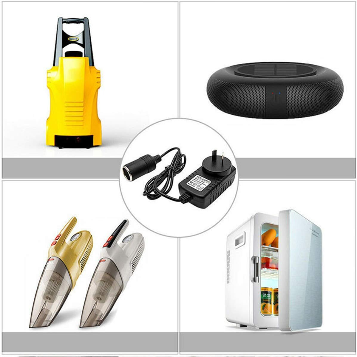 【AU Stock】 Power Inverters - BW AC to DC Power Socket Adapter Converter, 100~240V Mains to 12V Cigarette Lighter Socket Power Adapter Charger, Household Cigarette Lighter image number 2