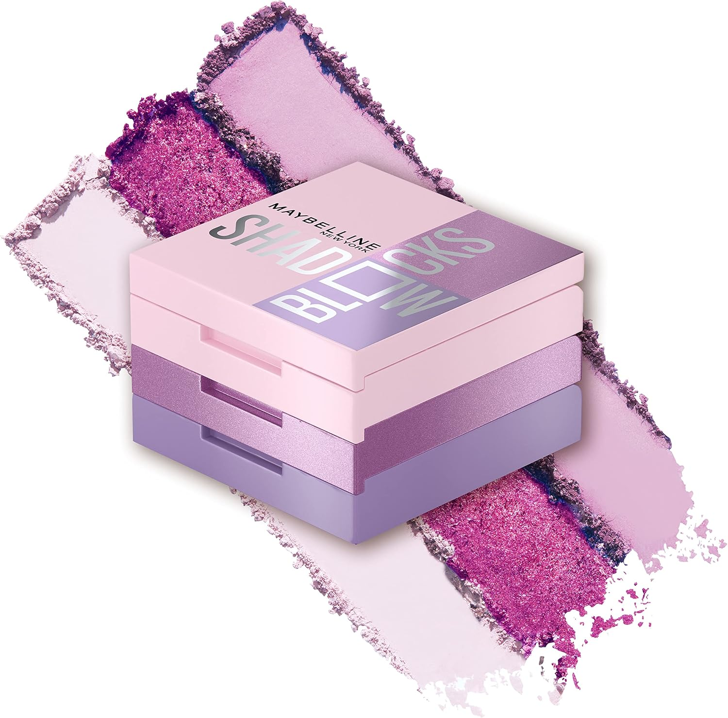 Maybelline Shadow Blocks Shadow Blocks Eyeshadow Palette, Stacked Eye Shadow Trio, Broadway & Prince St, 0.08 Oz