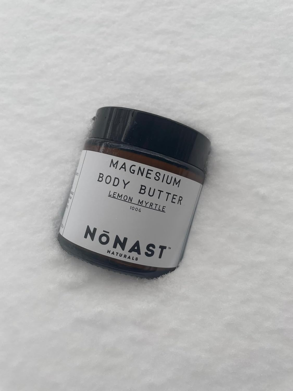 NONAST Magnesium Body Butter 100G &ndash; Lemon Myrtle | Hydrating & Relaxing Cream | Vegan, Australian-Made Skincare image number 3