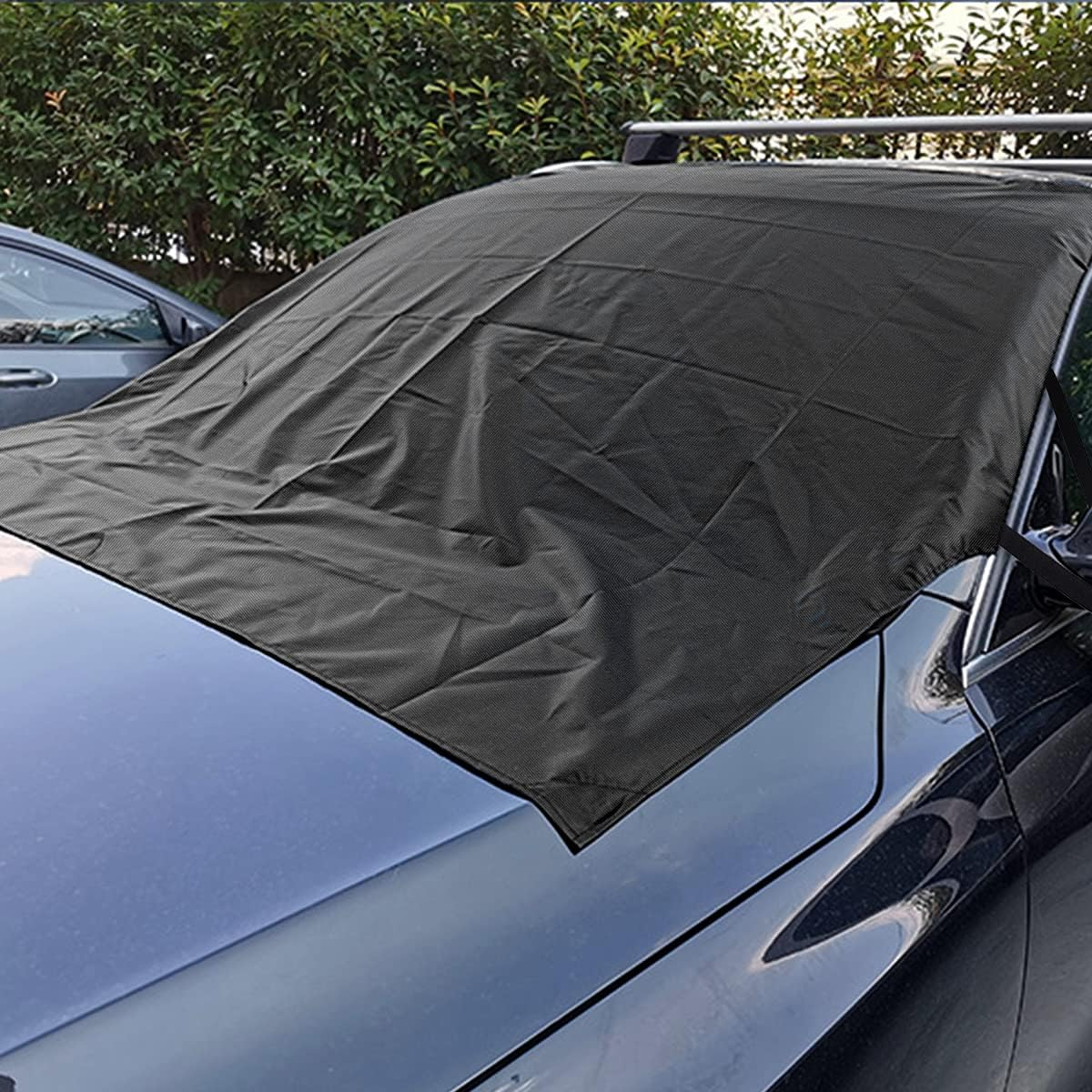 Loyaforba Car Magnetic Windshield Snow Cover for Ice, All Weather Application Windshield Cover, Snow and Wiper Protector for Most Cars, Suvs, Vans, Winter Car Front Window Accessories image number 6