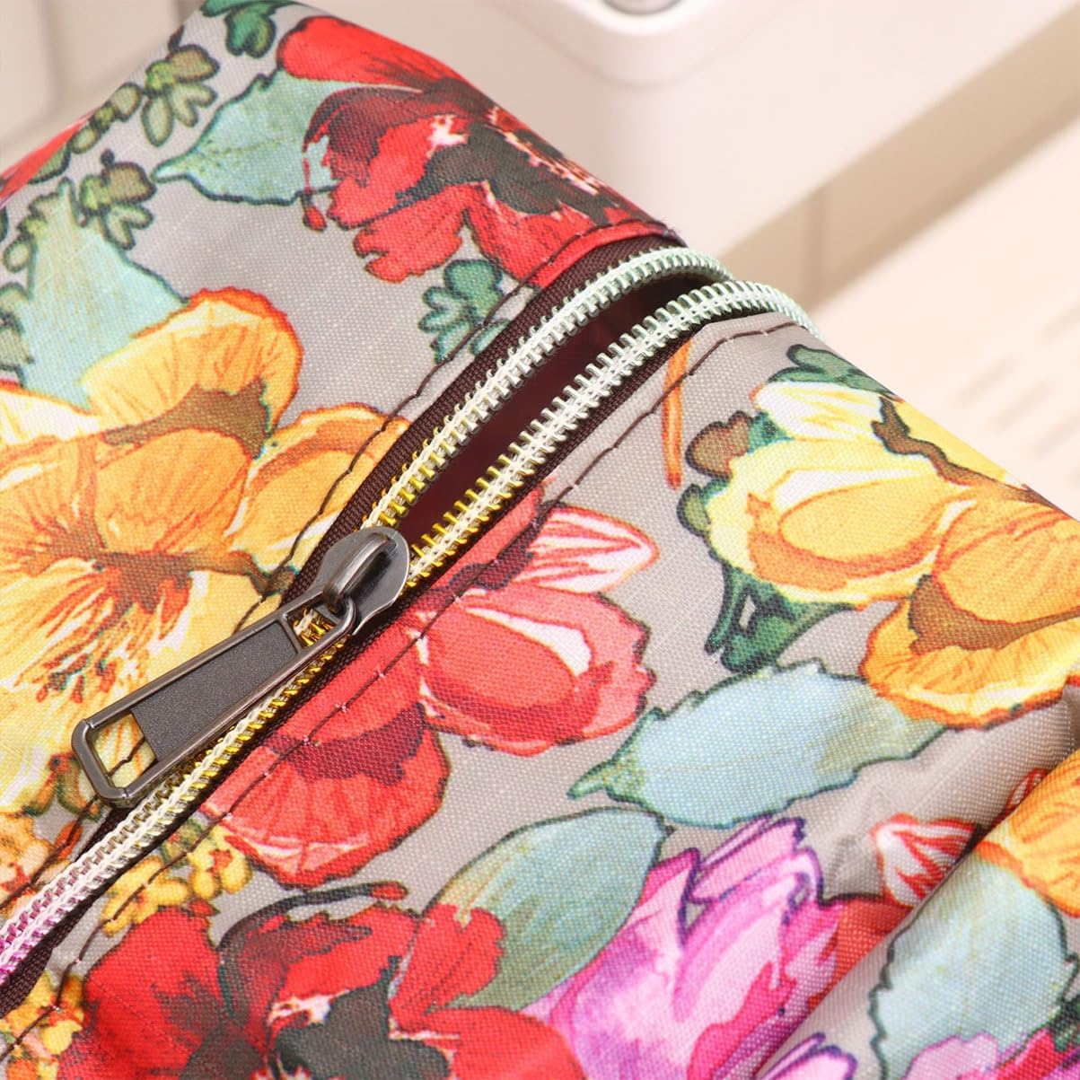 WOFASHPURET Bag for Women Lightweight Oxford Cloth Tote Carry Luggage Travel Bag Trolley Pouch image number 3